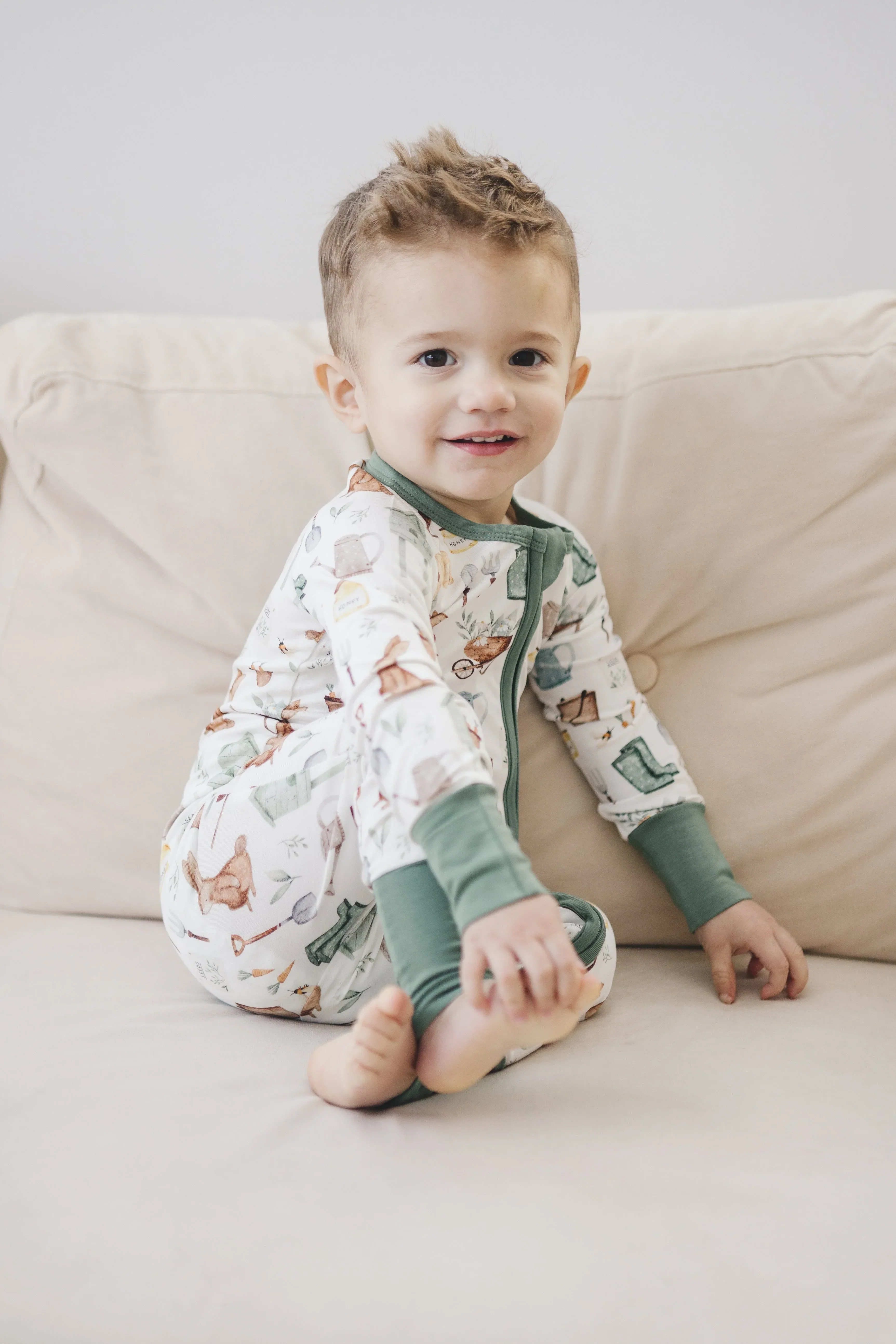 Cottontail Garden Bamboo Zippy Romper - Image 6