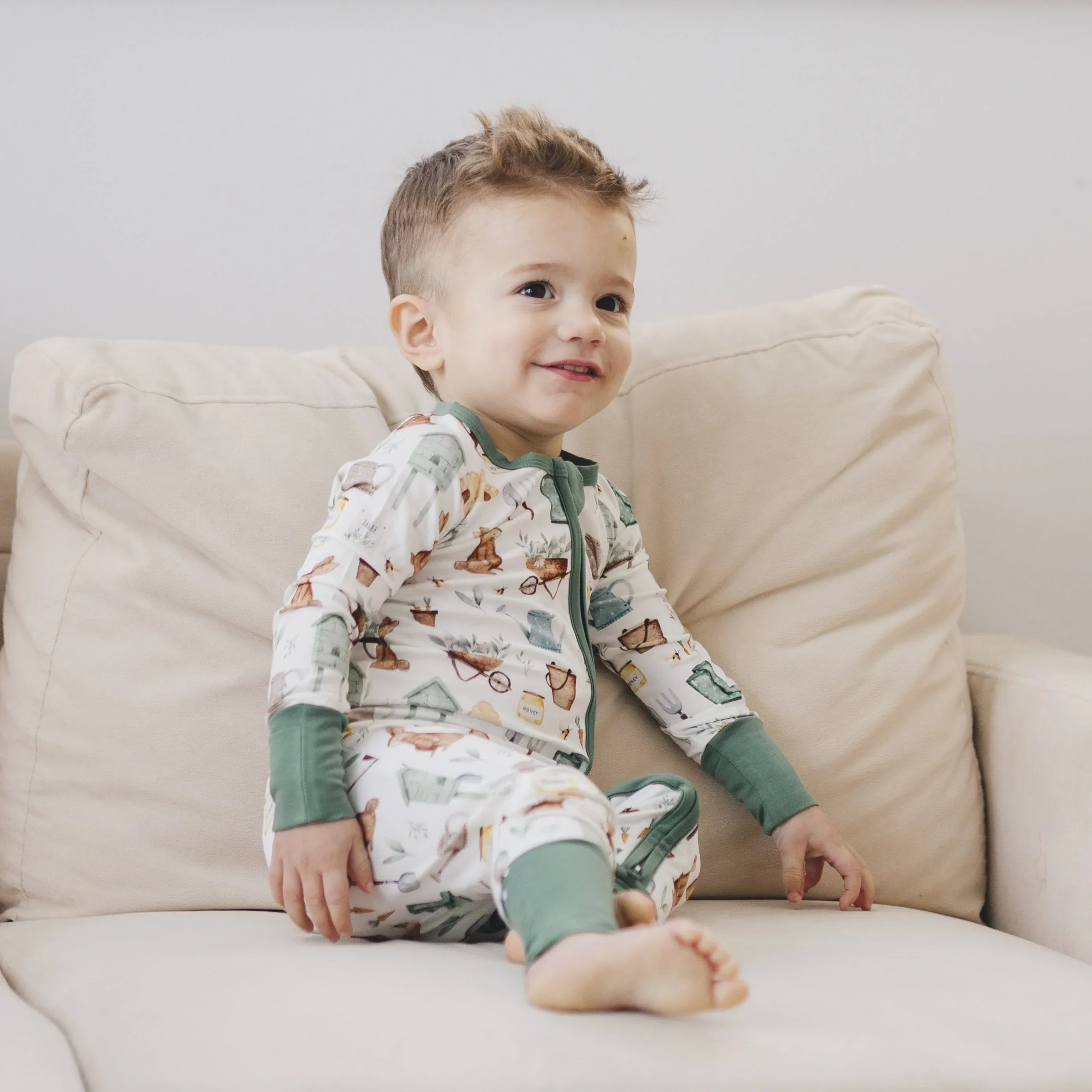 Cottontail Garden Bamboo Zippy Romper - Image 7