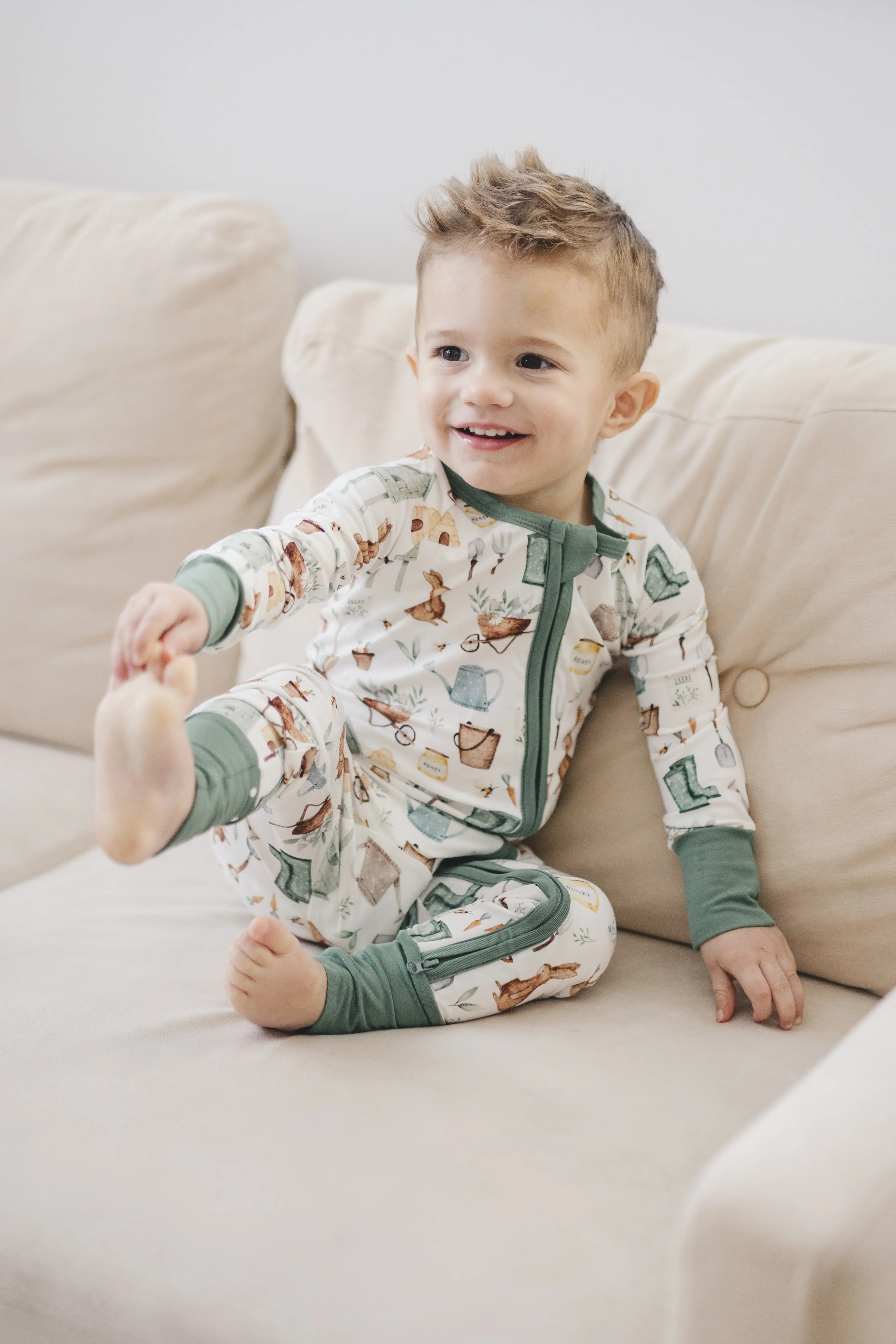 Cottontail Garden Bamboo Zippy Romper - Image 8