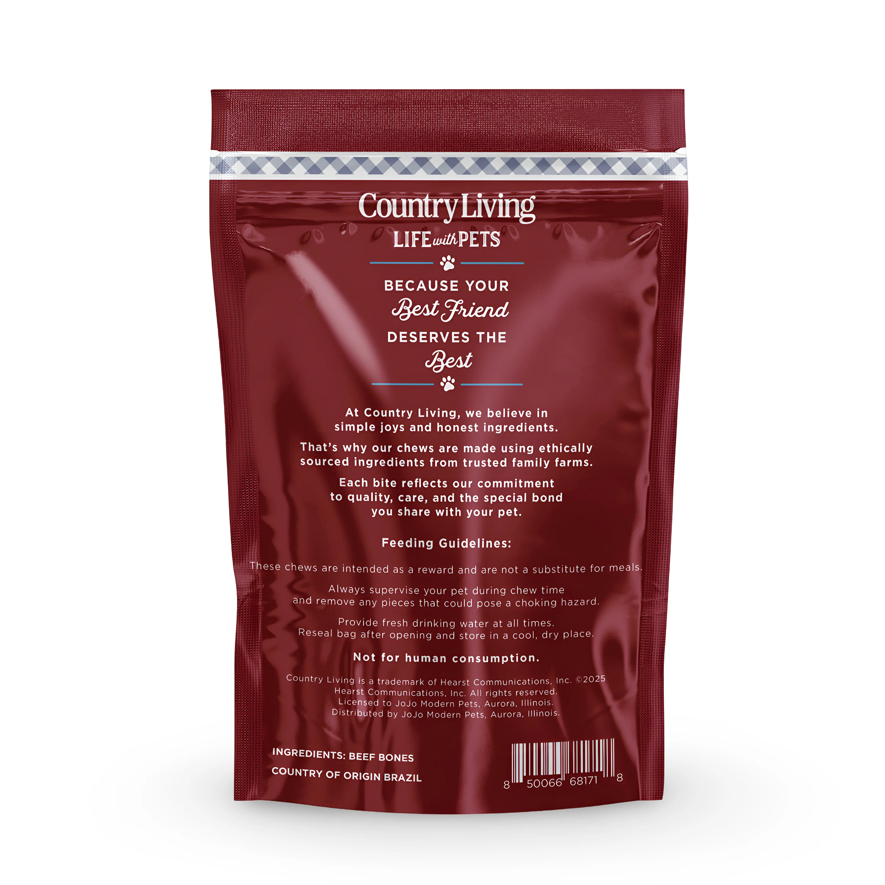Country Living 5”-6” Beef Center Cut Bones for Dogs – 5 Count Bag – All-Natural, Long-Lasting Dog Chews – Single-Ingredient, High-Protein, Rawhide-Free – Supports Dental Health - Image 3