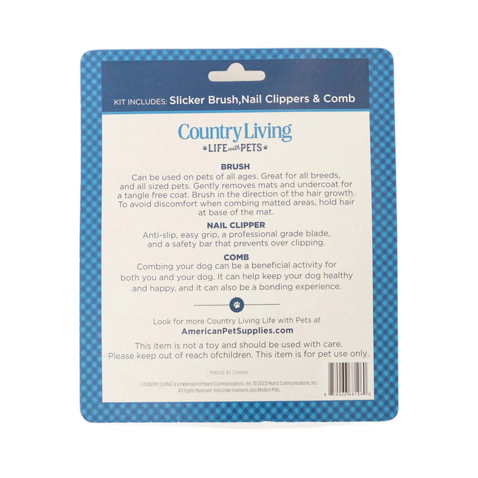 Country Living All-in-One 3-Piece Dog Grooming Kit for a Healthy and Well-Groomed Pet - Image 7