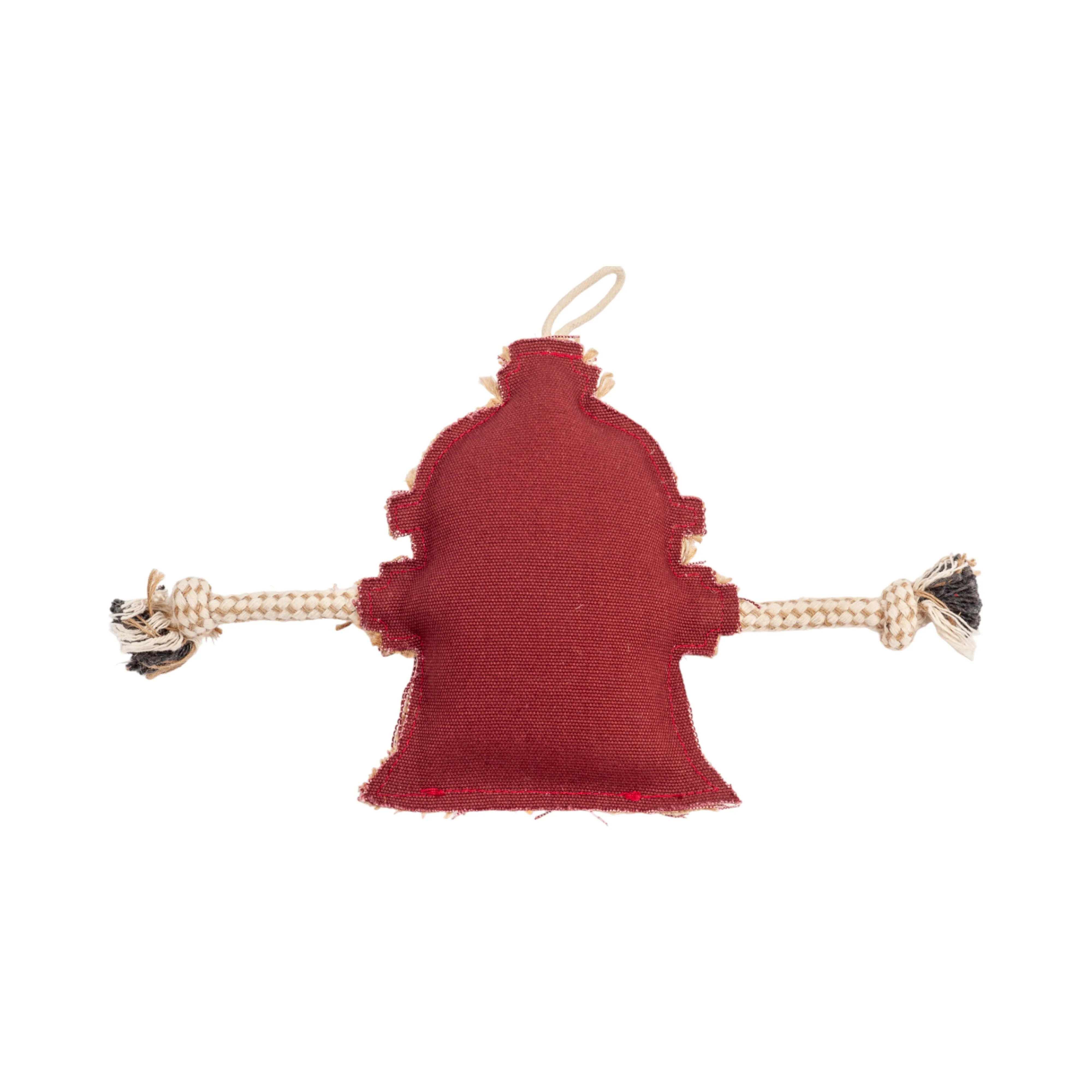 Country Living Canvas & Jute Fire Hydrant Dog Chew Toy – Durable, Safe and Non-Toxic - Image 5