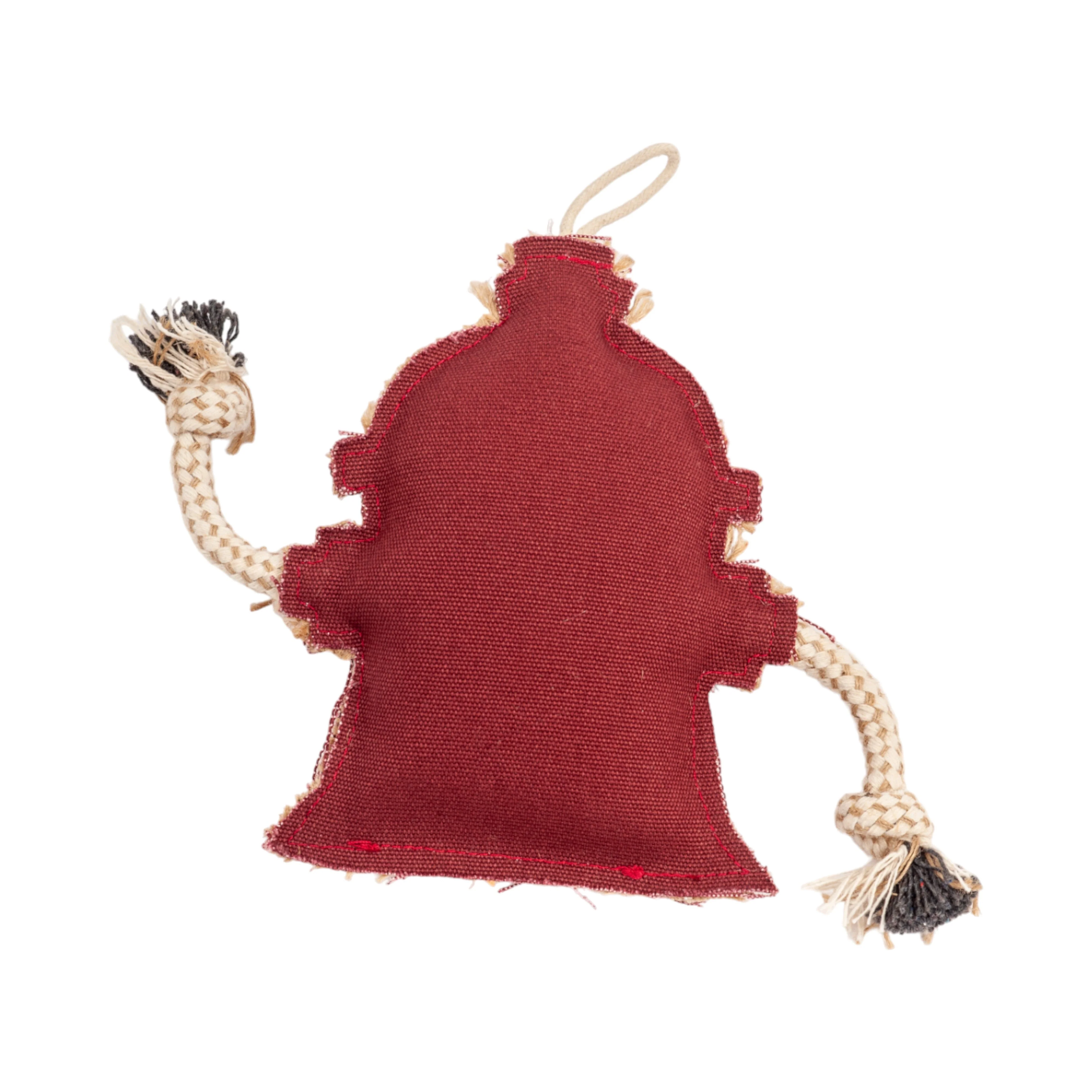 Country Living Canvas & Jute Fire Hydrant Dog Chew Toy – Durable, Safe and Non-Toxic - Image 6