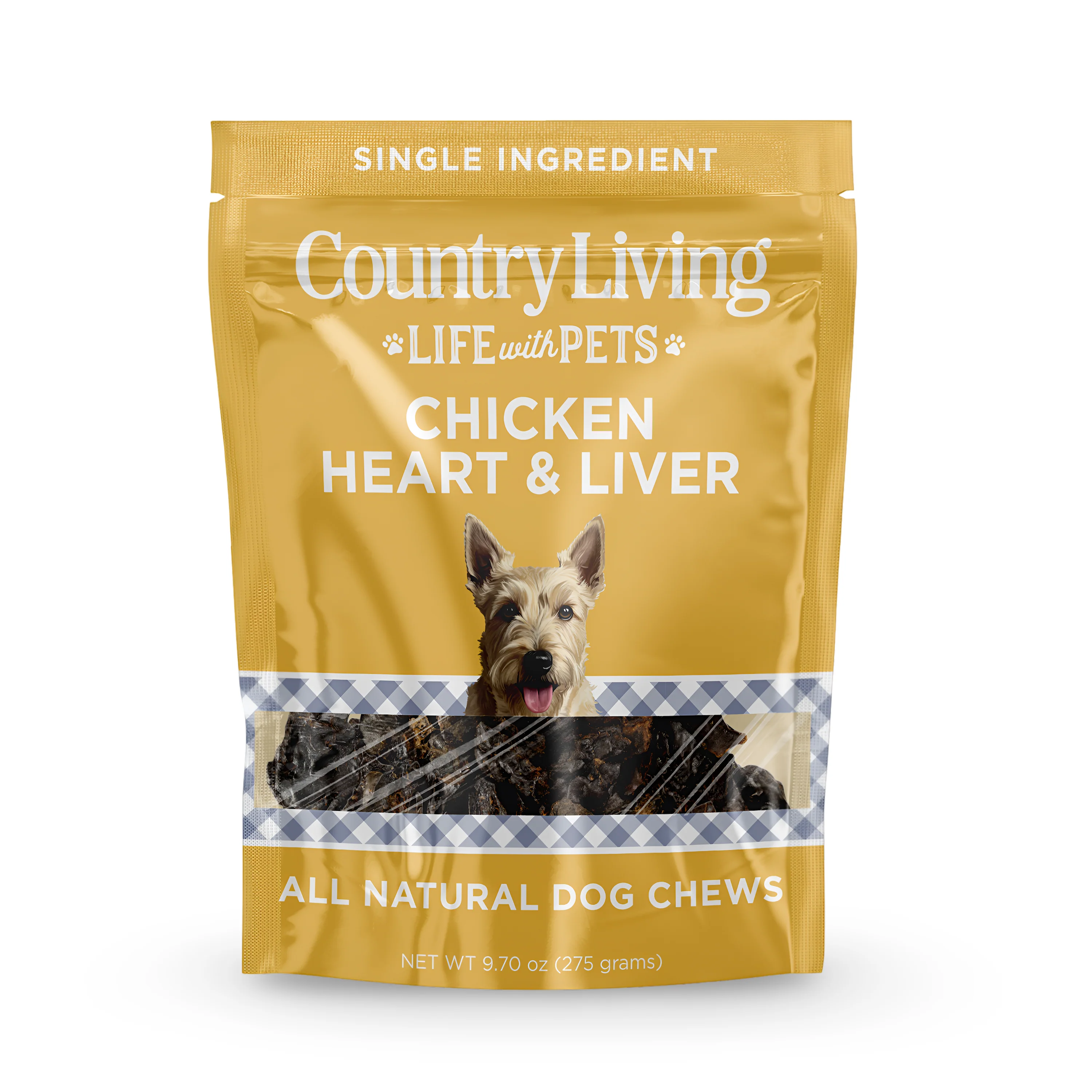 Country Living Dehydrated Chicken Hearts & Livers Dog Treats – 9oz Bag – 100% Natural, High-Protein, Single-Ingredient – Grain-Free, Healthy Training & Reward Treats – No Preservatives or Additives - Image 2