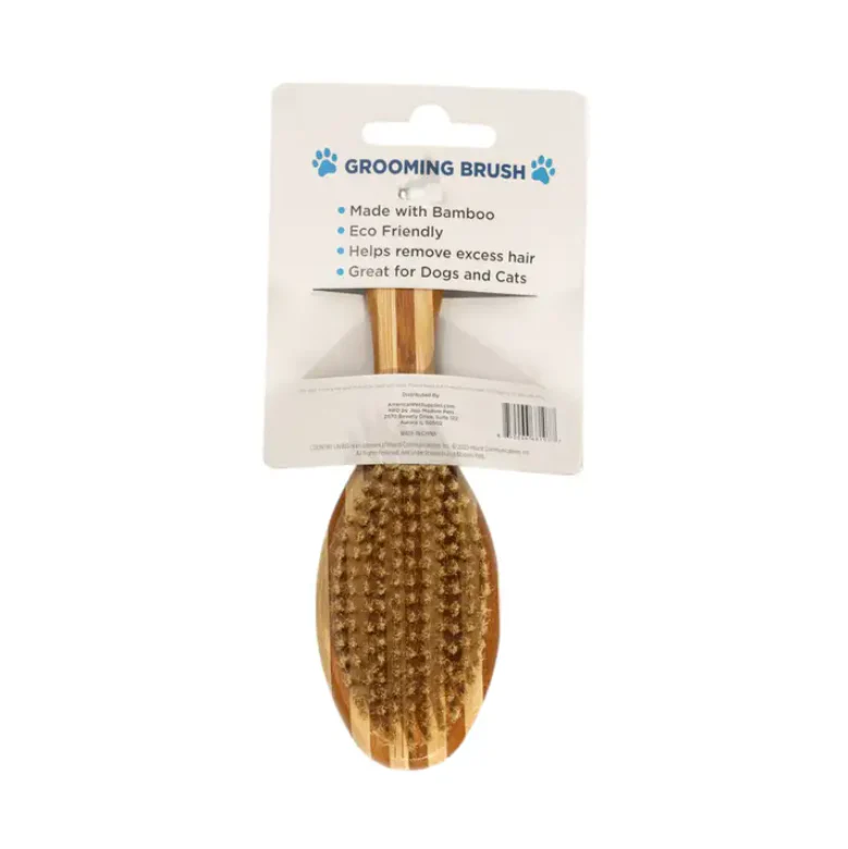 Country Living Dual-Sided Natural Wood Dog Brush - Ergonomic, Durable & Versatile - Image 2