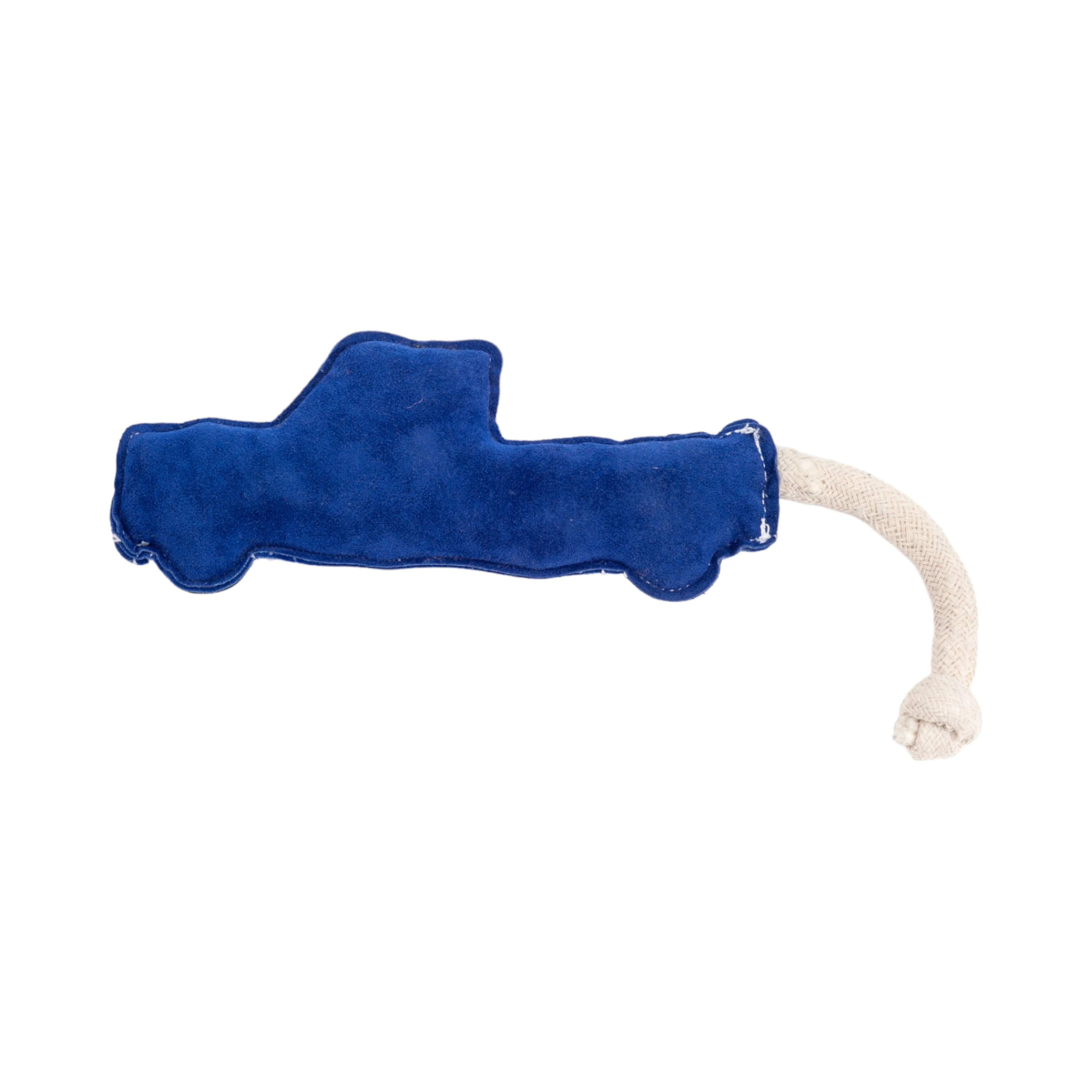 Country Living Faux Leather Blue Pickup Truck Dog Chew Toy, Durable, Safe and Non-Toxic - Image 3