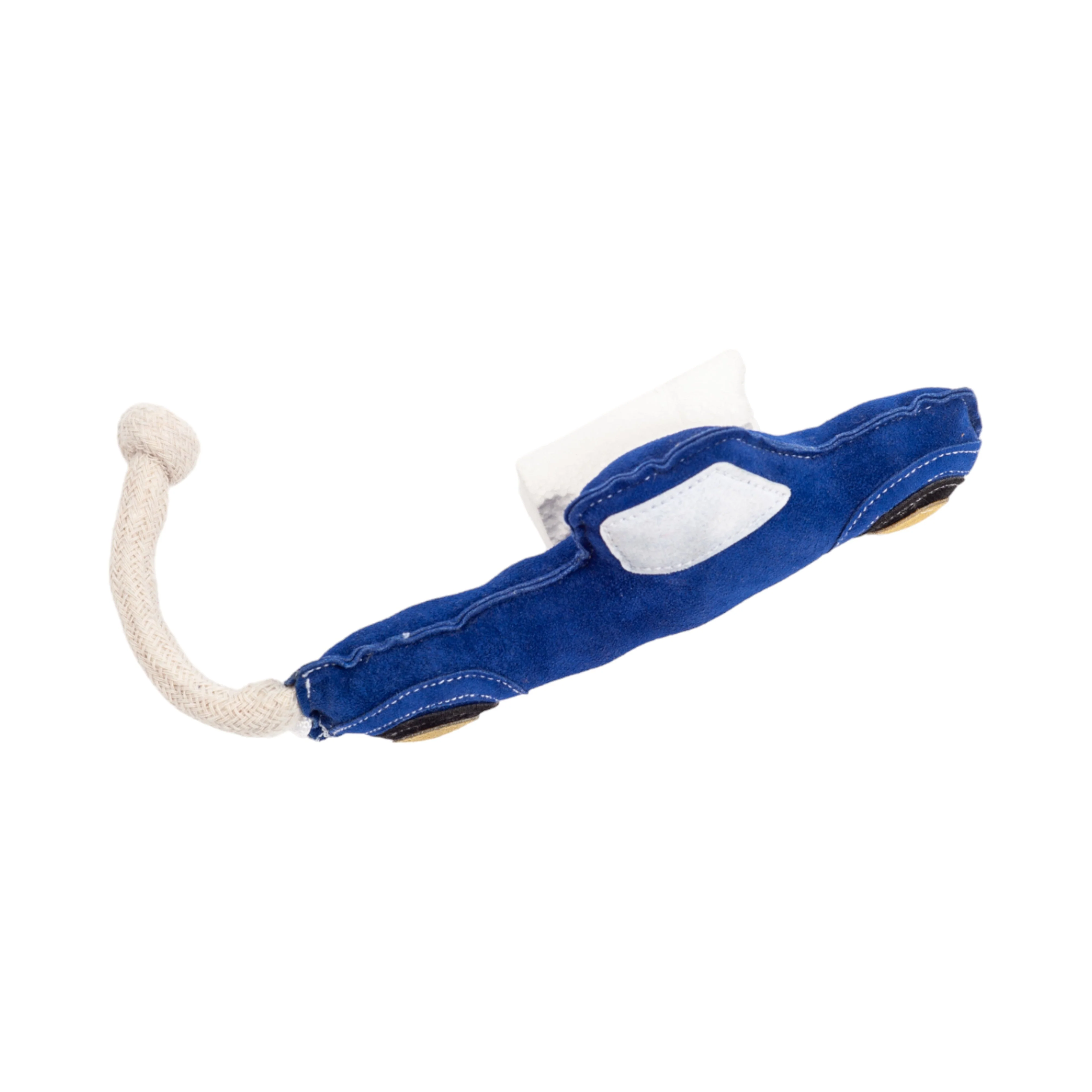 Country Living Faux Leather Blue Pickup Truck Dog Chew Toy, Durable, Safe and Non-Toxic - Image 4