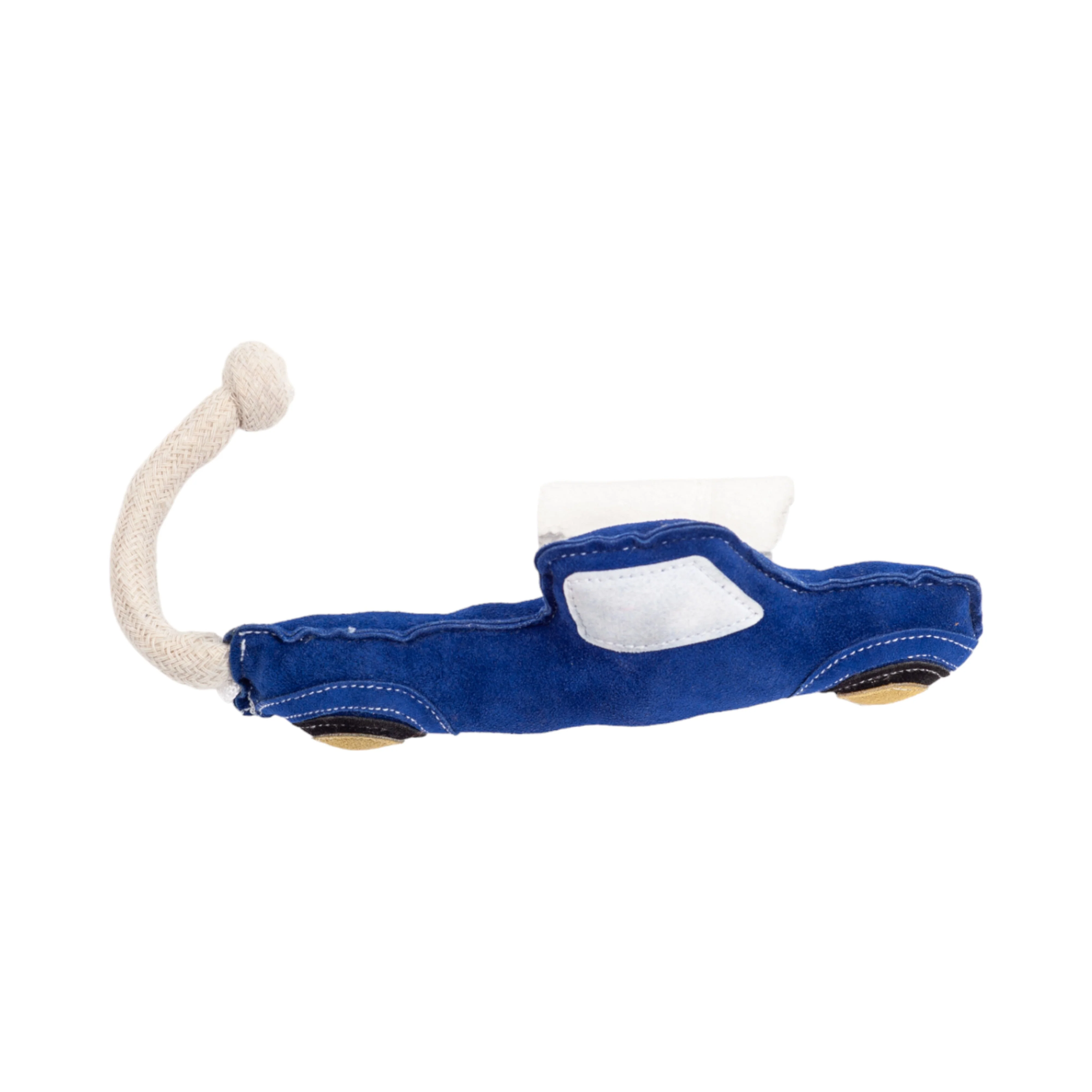 Country Living Faux Leather Blue Pickup Truck Dog Chew Toy, Durable, Safe and Non-Toxic - Image 5