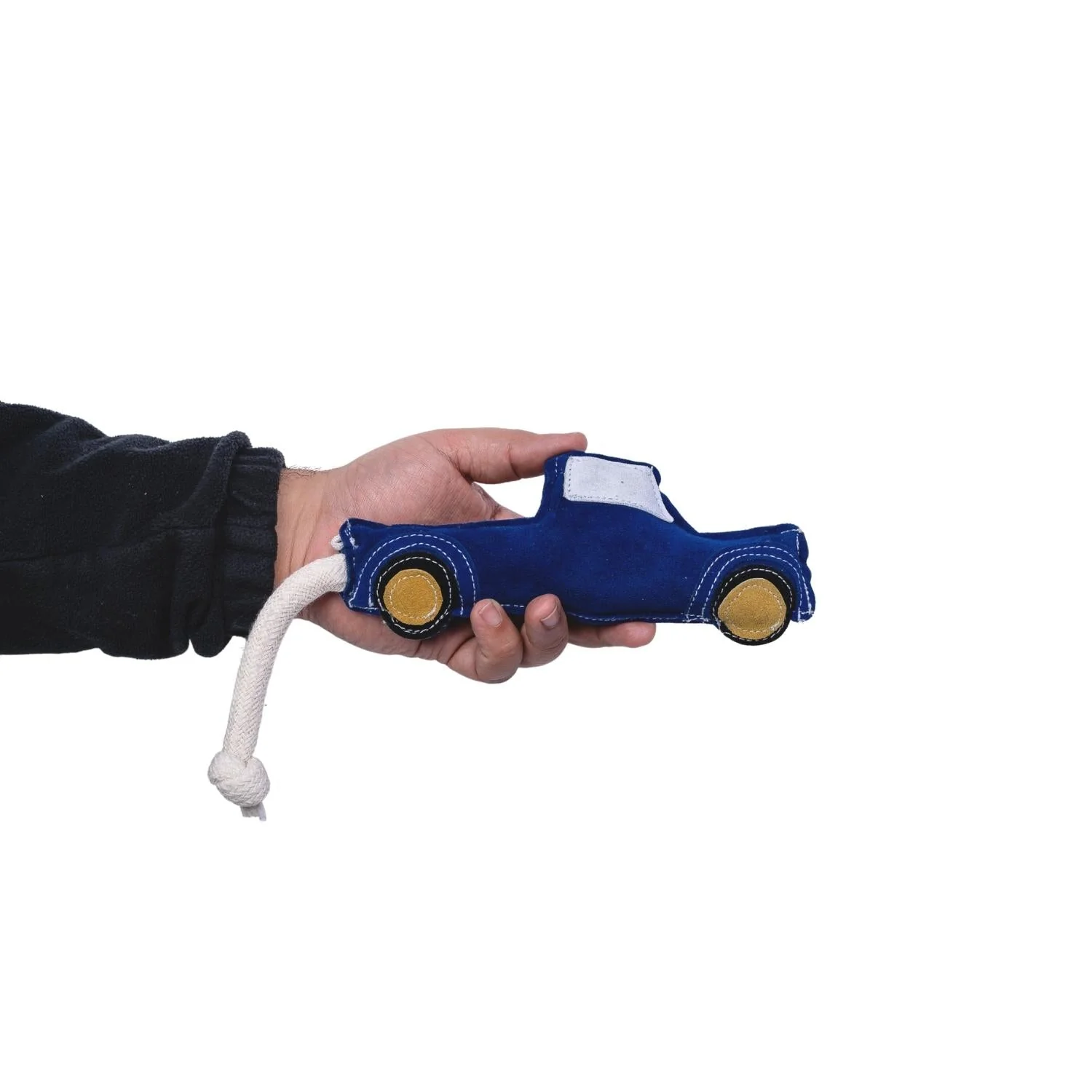 Country Living Faux Leather Blue Pickup Truck Dog Chew Toy, Durable, Safe and Non-Toxic - Image 6