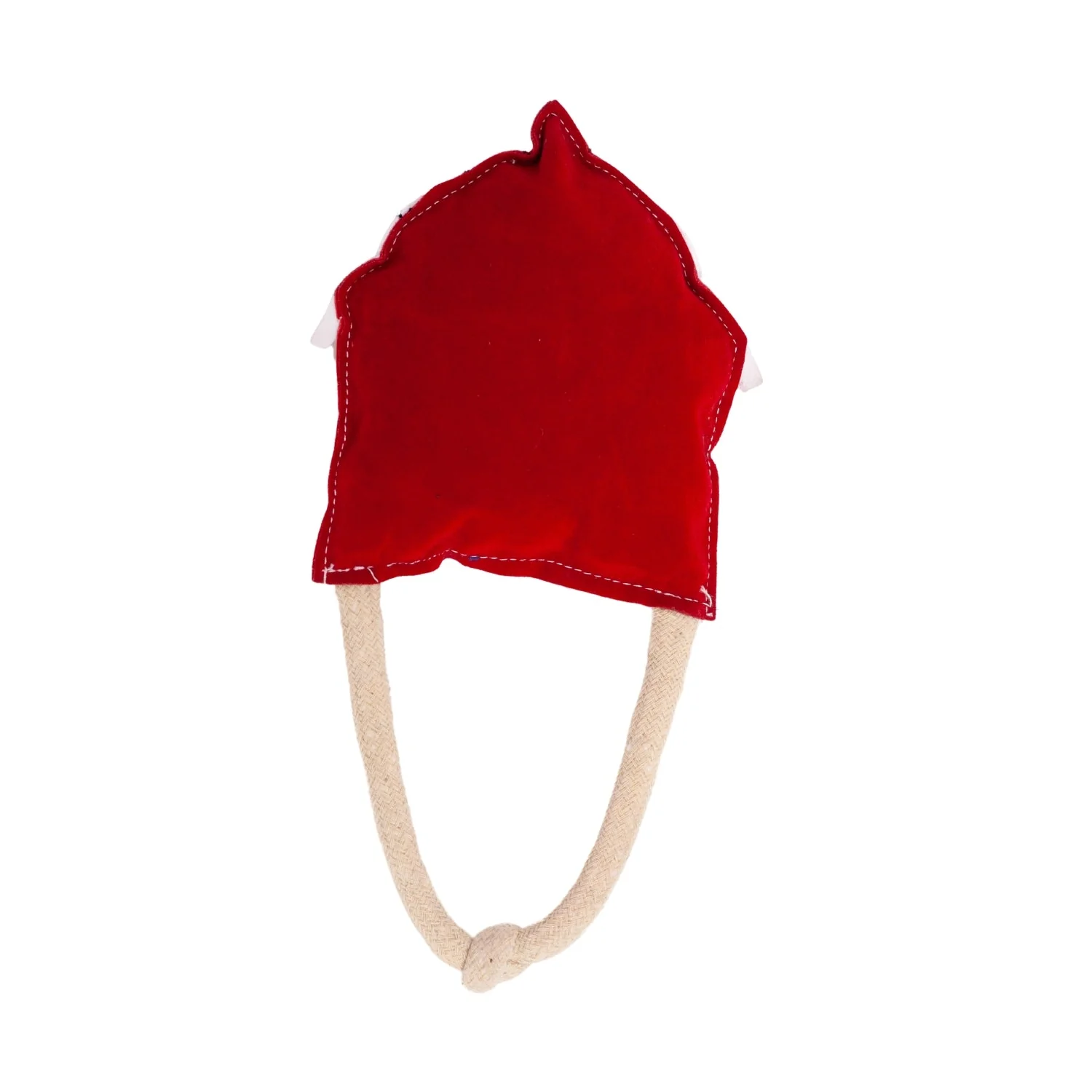 Country Living Faux Leather Red Barn Dog Chew Toy – Safe, Long-Lasting, and Non-Toxic - Image 3