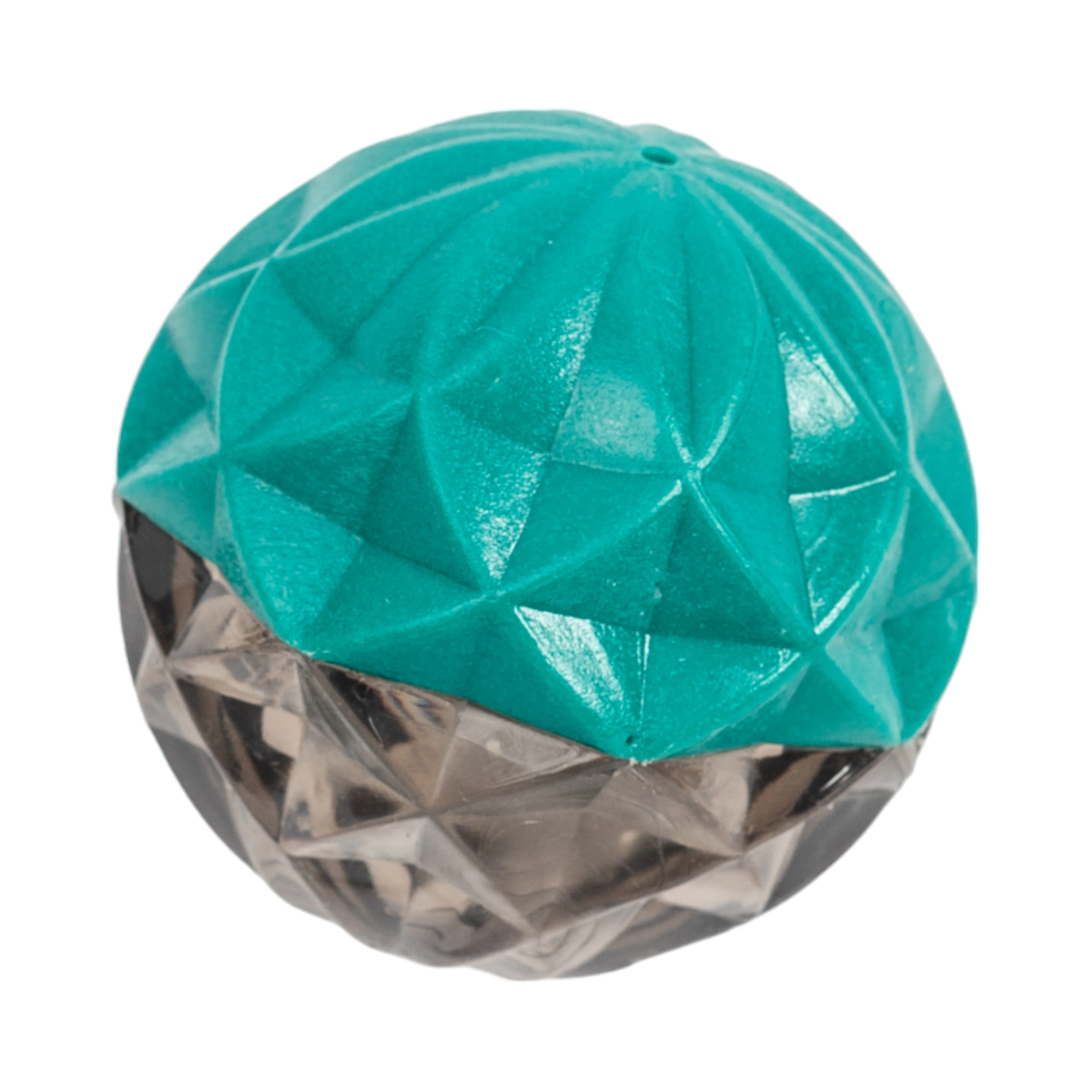 Country Living Geometric Textured Ball Dog Chew Toy, Interactive Rubber Toy for Mental Stimulation – Small - Image 2