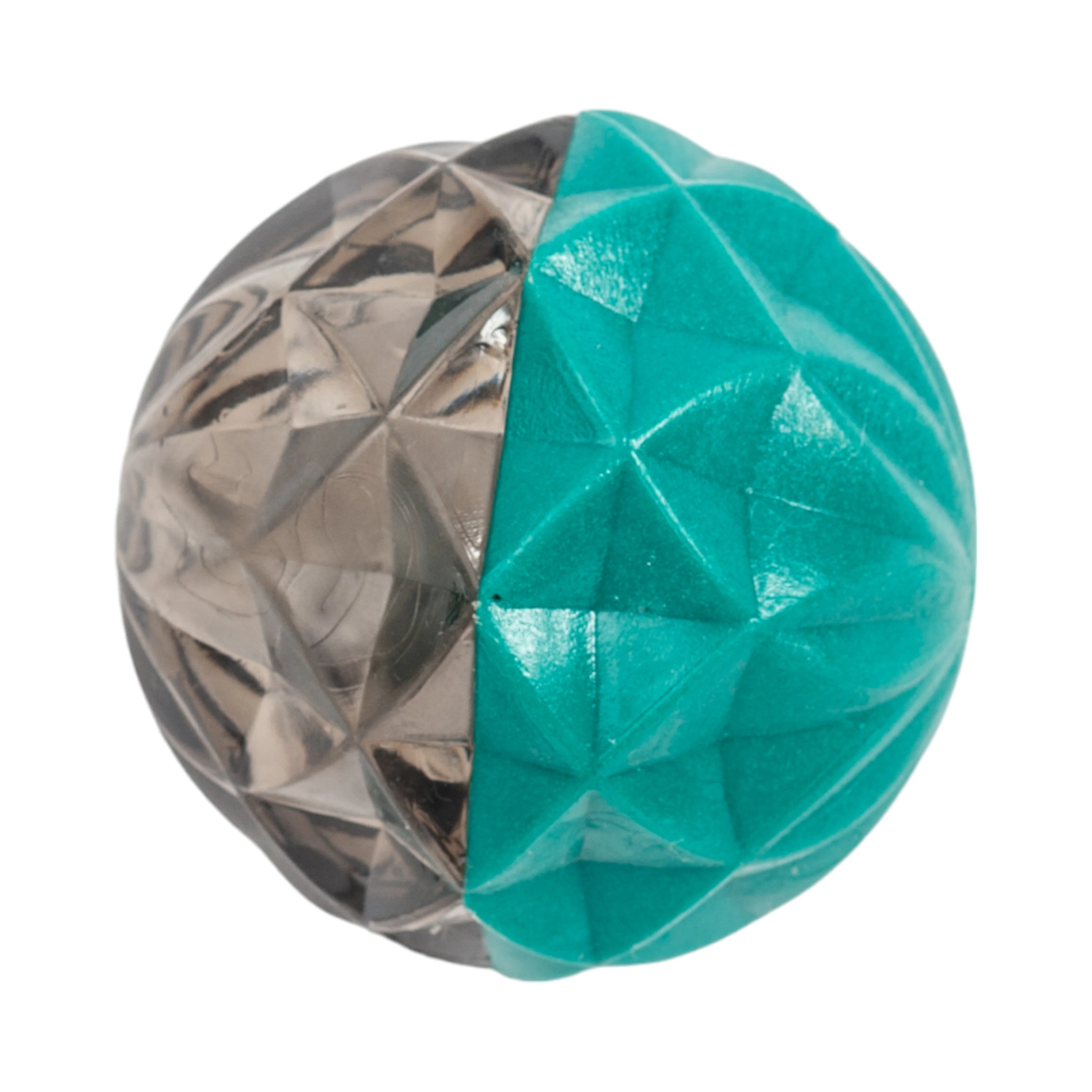 Country Living Geometric Textured Ball Dog Chew Toy, Interactive Rubber Toy for Mental Stimulation – Small - Image 3