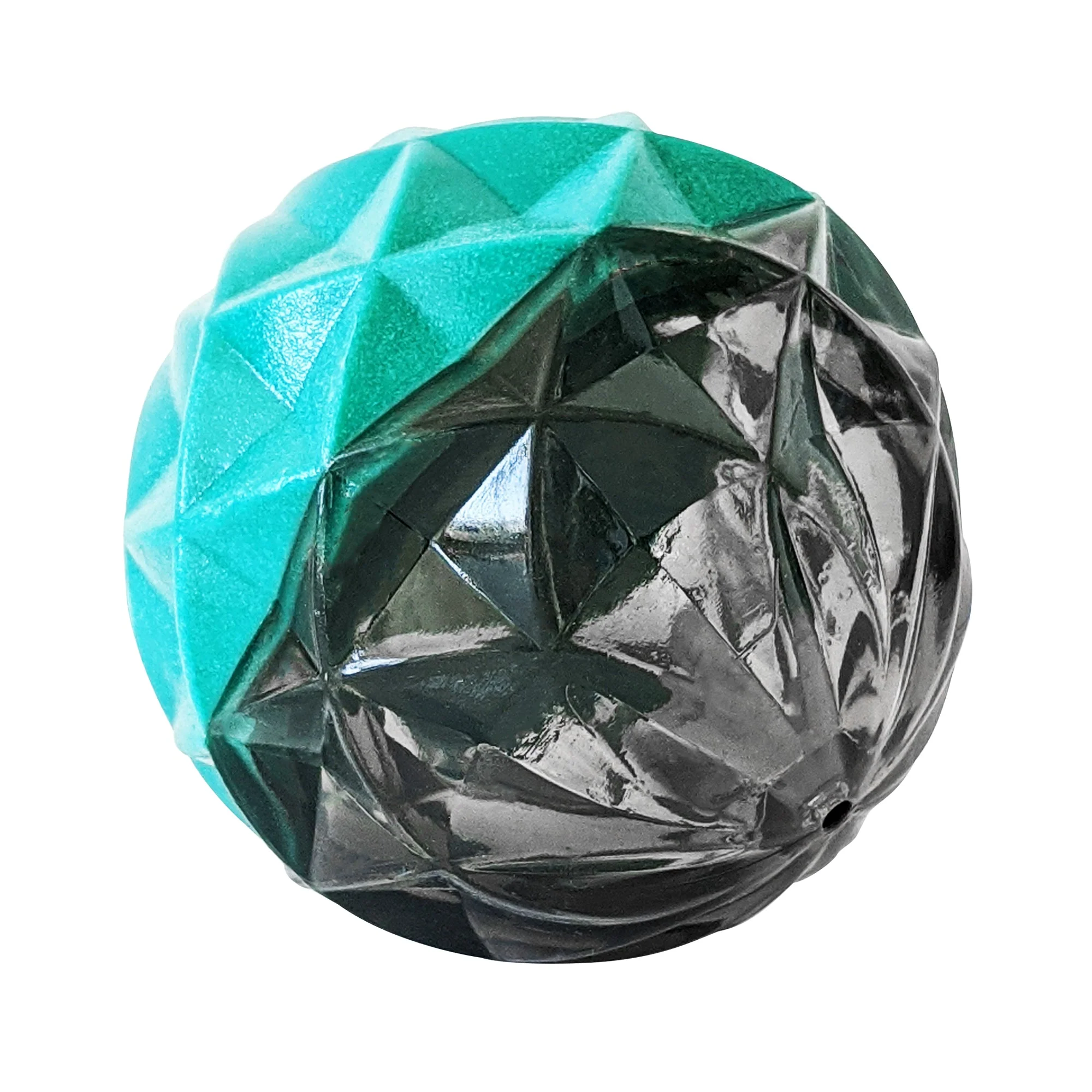 Country Living Geometric Textured Ball Dog Chew Toy, Interactive Rubber Toy for Mental Stimulation – Small - Image 4