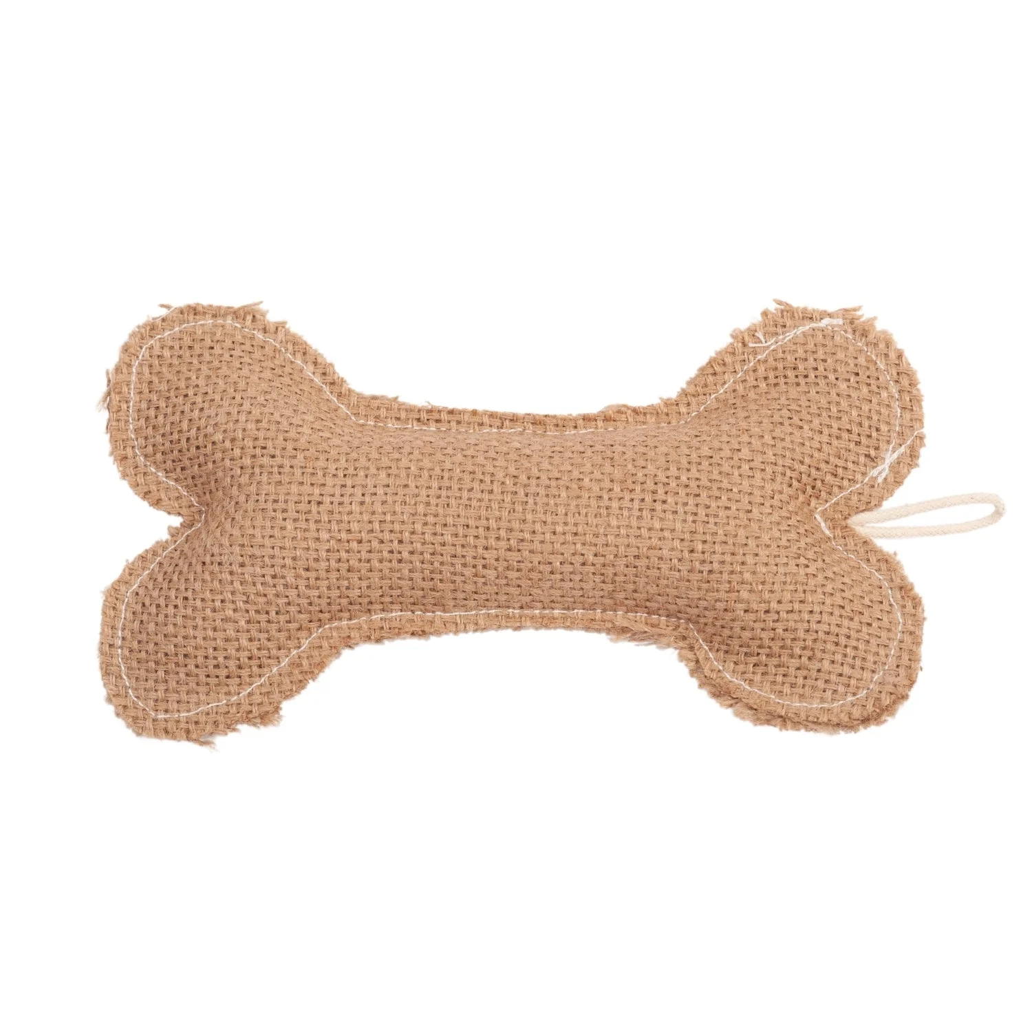 Country Living Jean Leather-Jute Bone Pillow Dog Chew Toy – Durable, Safe and Non-Toxic - Image 3
