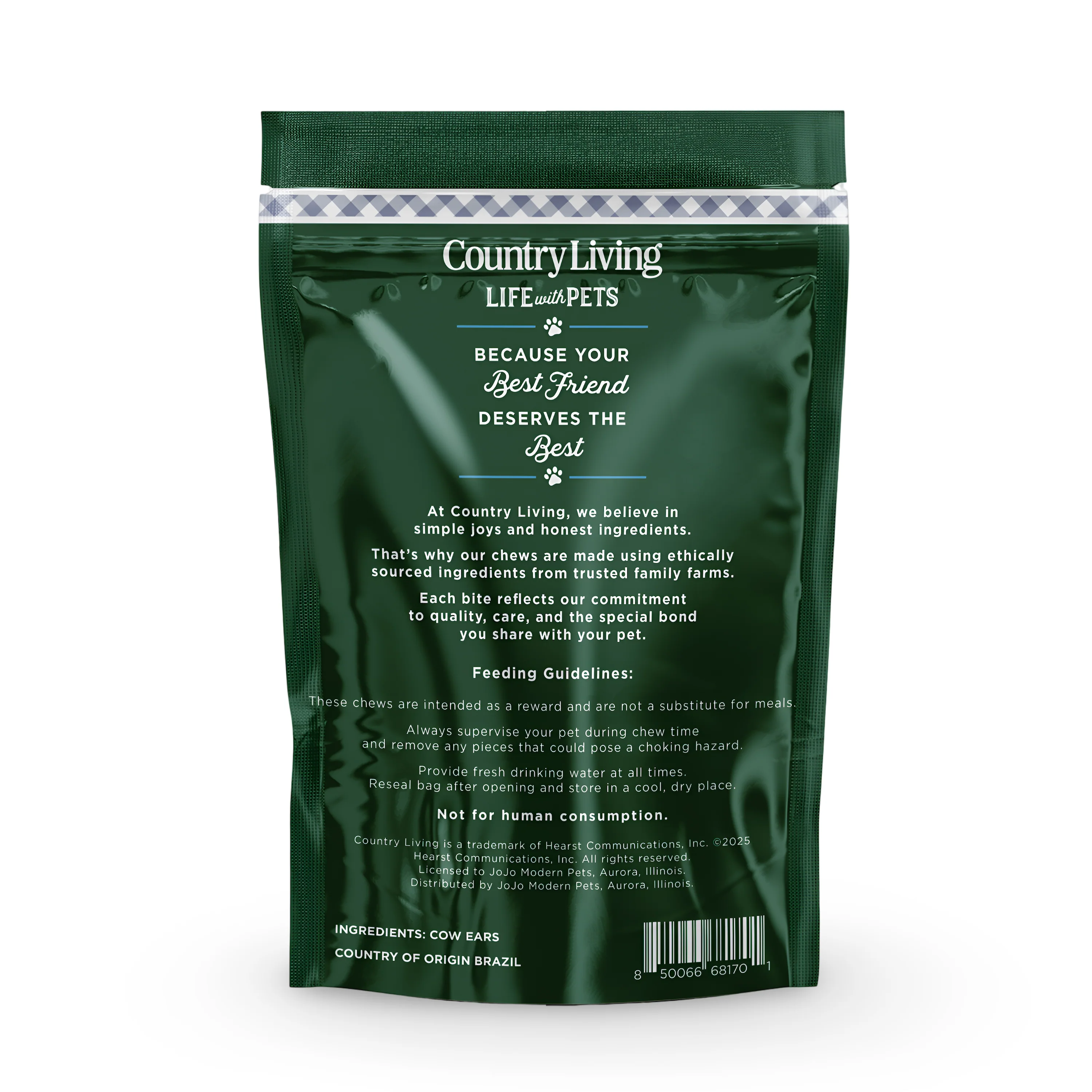 Country Living Natural Cow Ears Dog Chews – 10 Count Bag – All-Natural, Single-Ingredient, Long-Lasting Dog Chews – High-Protein, Low-Fat, Rawhide-Free – Supports Dental Health - Image 3
