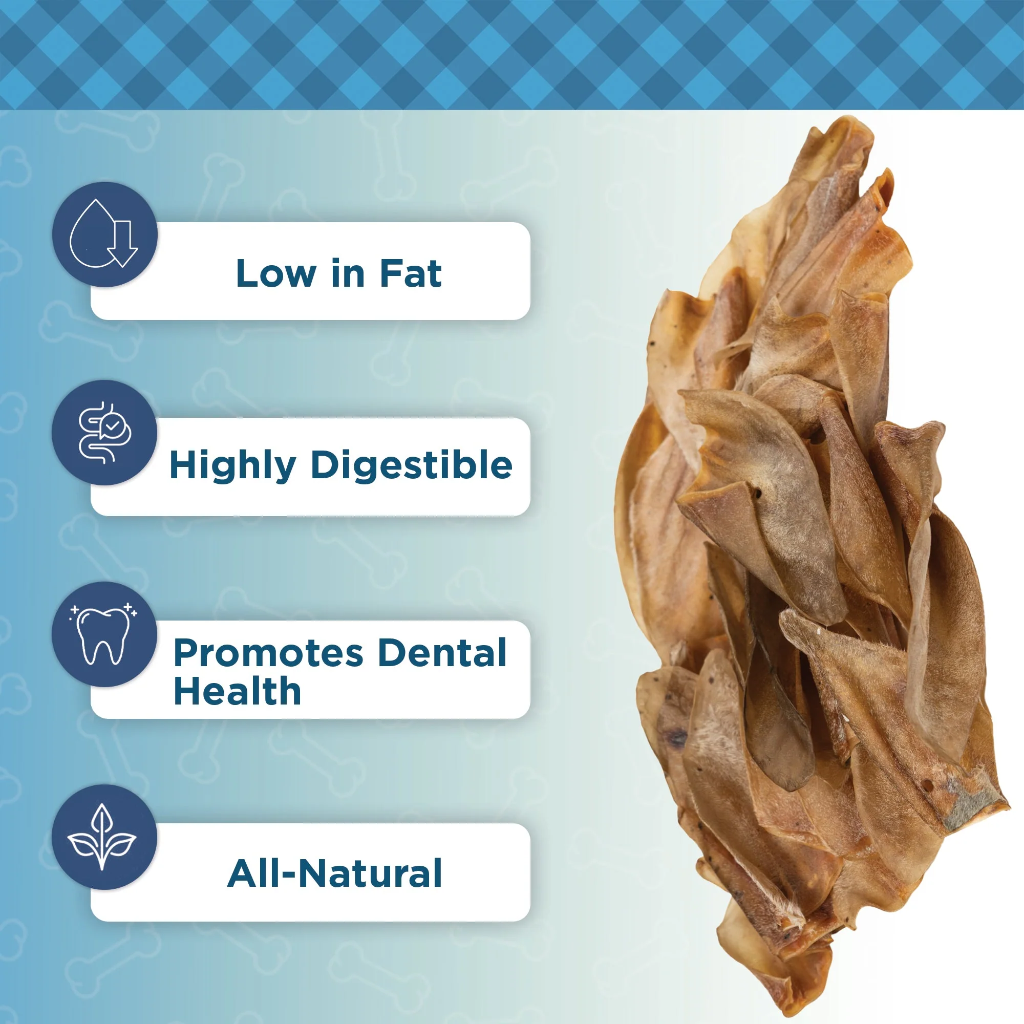 Country Living Natural Cow Ears Dog Chews – 10 Count Bag – All-Natural, Single-Ingredient, Long-Lasting Dog Chews – High-Protein, Low-Fat, Rawhide-Free – Supports Dental Health - Image 4