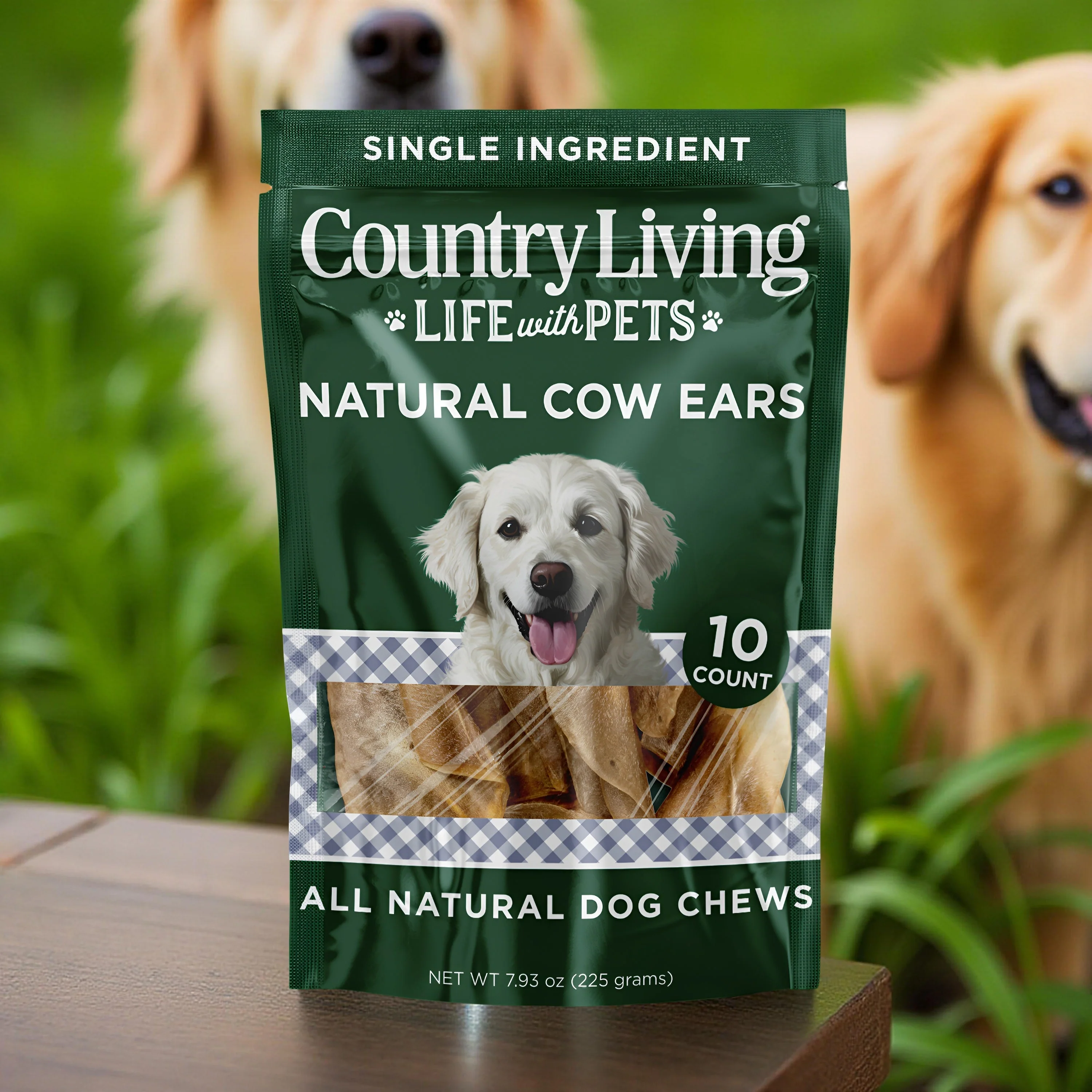 Country Living Natural Cow Ears Dog Chews – 10 Count Bag – All-Natural, Single-Ingredient, Long-Lasting Dog Chews – High-Protein, Low-Fat, Rawhide-Free – Supports Dental Health - Image 5