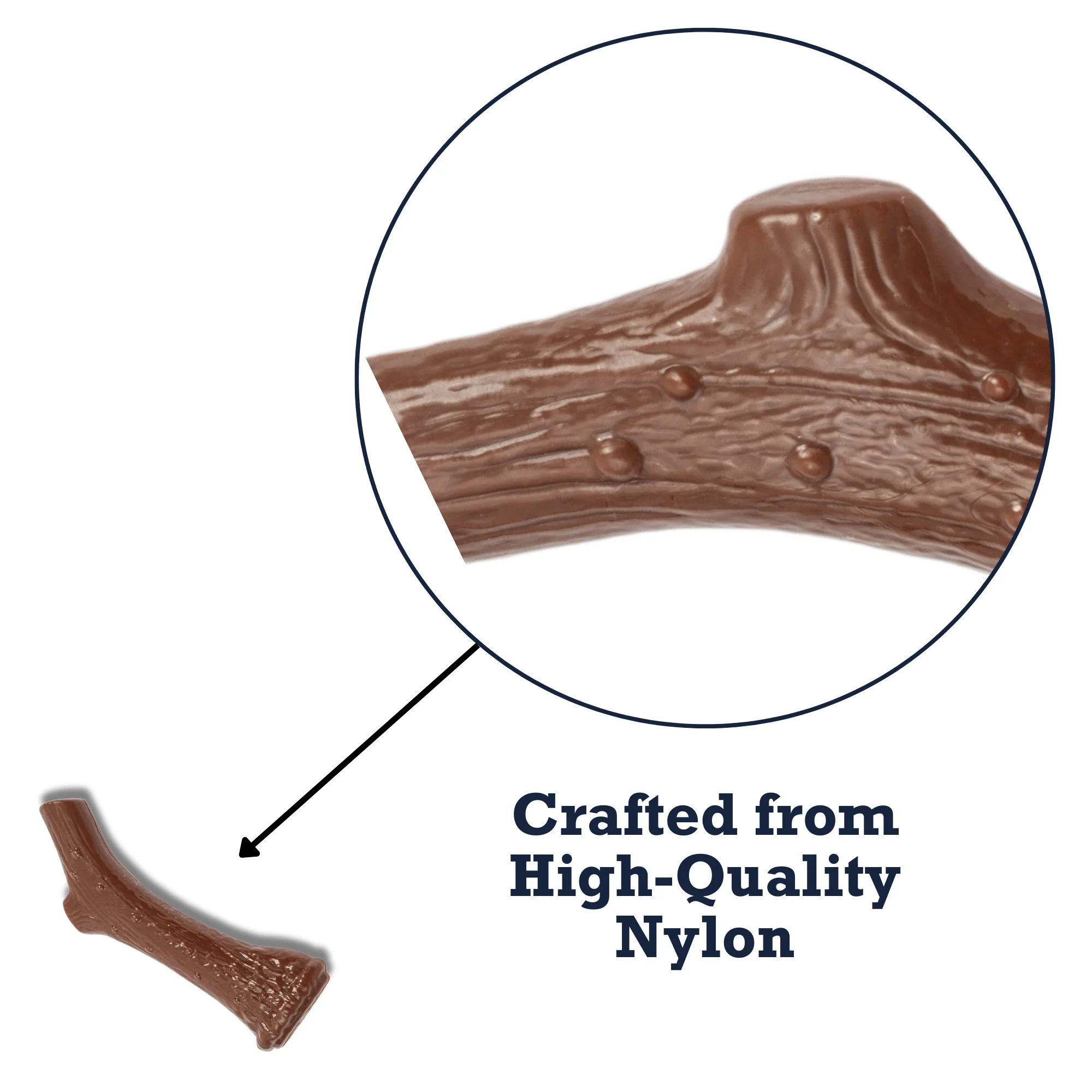 Country Living Nylon Antler Dog Chew Toy – with Natural Chicken Flavor - Image 8