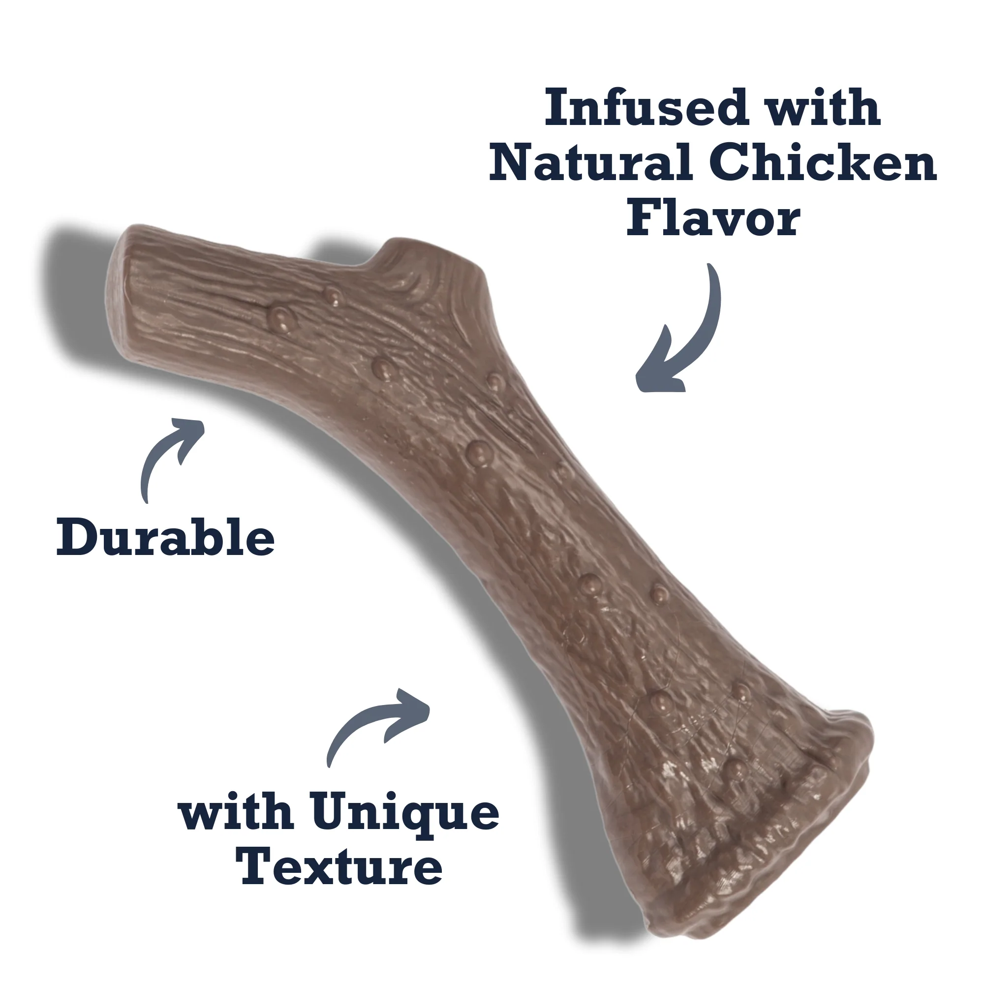 Country Living Nylon Antler Dog Chew Toy – with Natural Chicken Flavor - Image 9