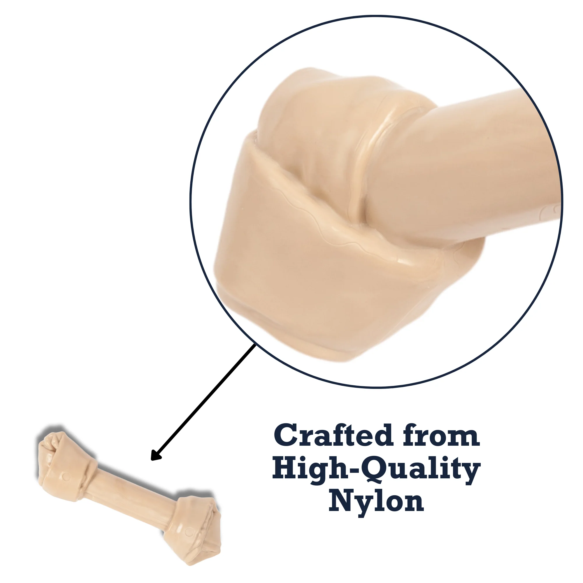 Country Living Nylon Bone Dog Chew Toy – Durable Rawhide-Shaped - Image 6