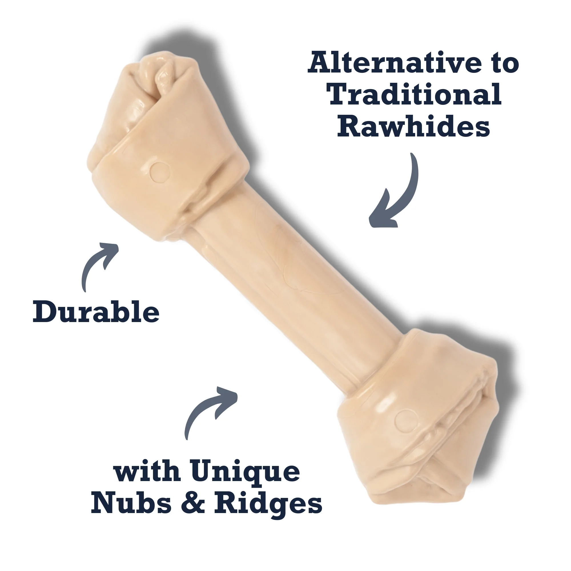 Country Living Nylon Bone Dog Chew Toy – Durable Rawhide-Shaped - Image 7