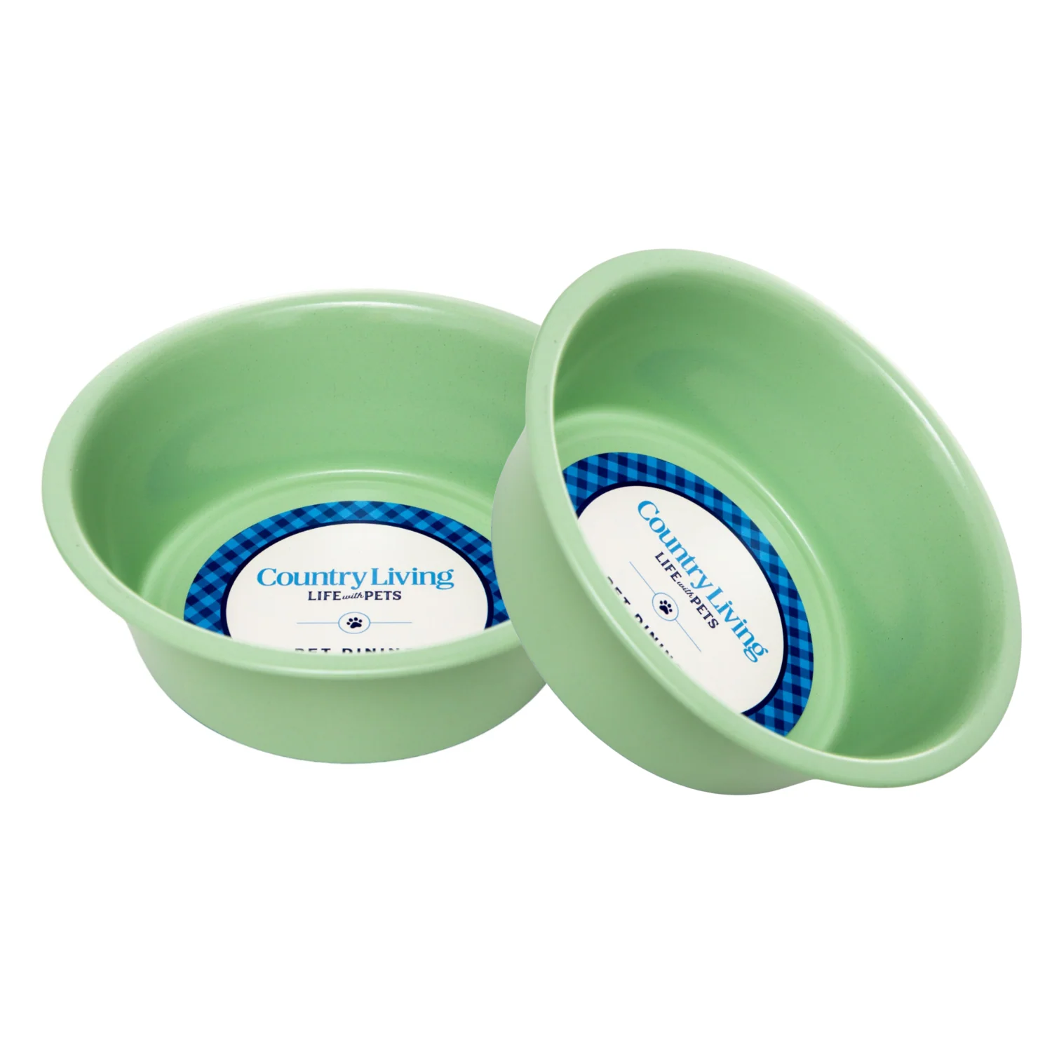 Country Living Set of 2 Coated Stainless Steel Heavy Dog Bowls - Ideal for Medium to Large Breeds - Image 5
