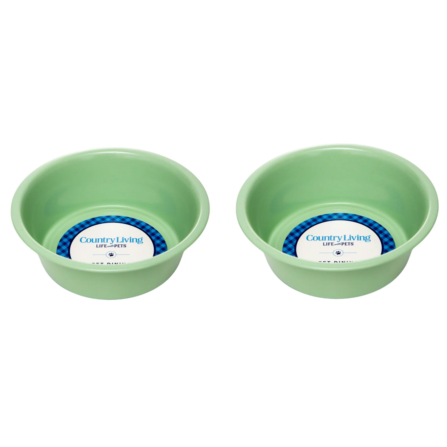 Country Living Set of 2 Coated Stainless Steel Heavy Dog Bowls - Ideal for Medium to Large Breeds - Image 6