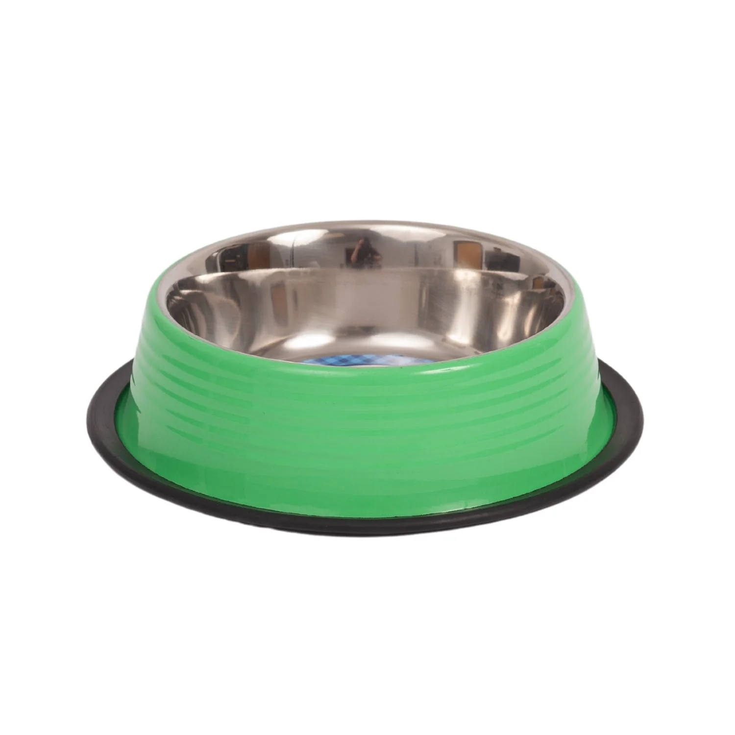 Country Living Set of 2 Ribbed Non-Slip Pet Bowls – Irish Green - Image 5