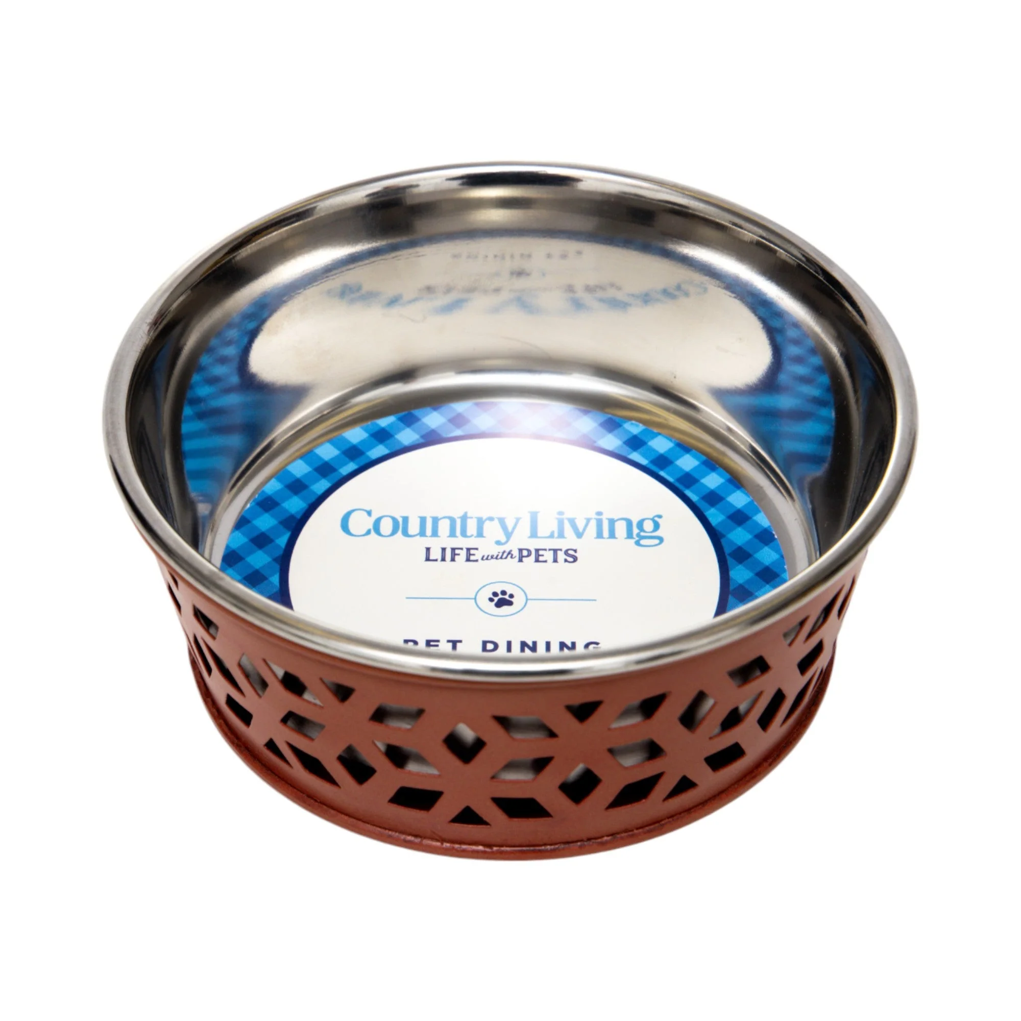 Country Living Set of 2 Stainless Steel Dog Bowls – Farmhouse Style, Ideal for Small to Medium Dogs - Image 11