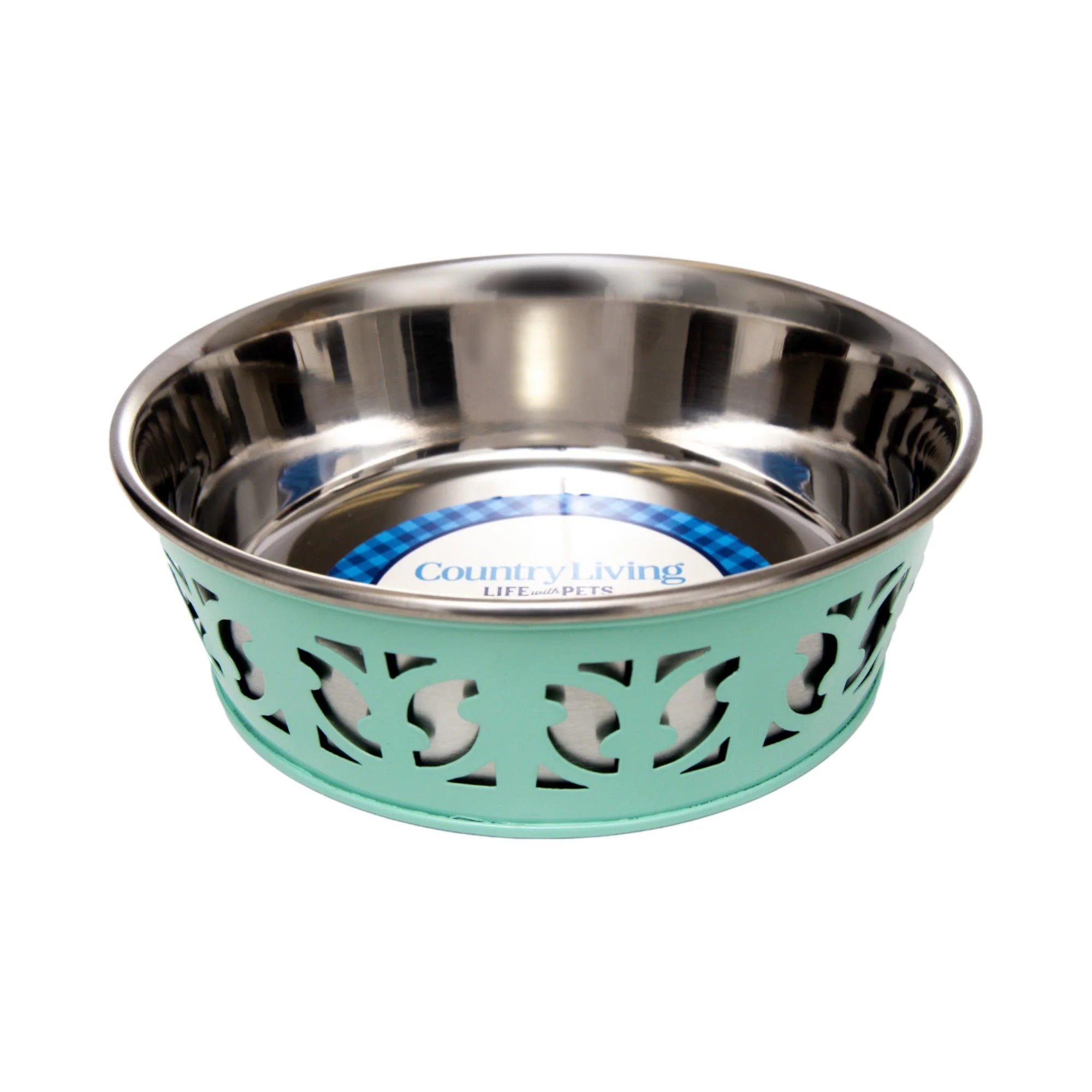 Country Living Set of 2 Stainless Steel Dog Bowls – Farmhouse Style, Ideal for Small to Medium Dogs - Image 17