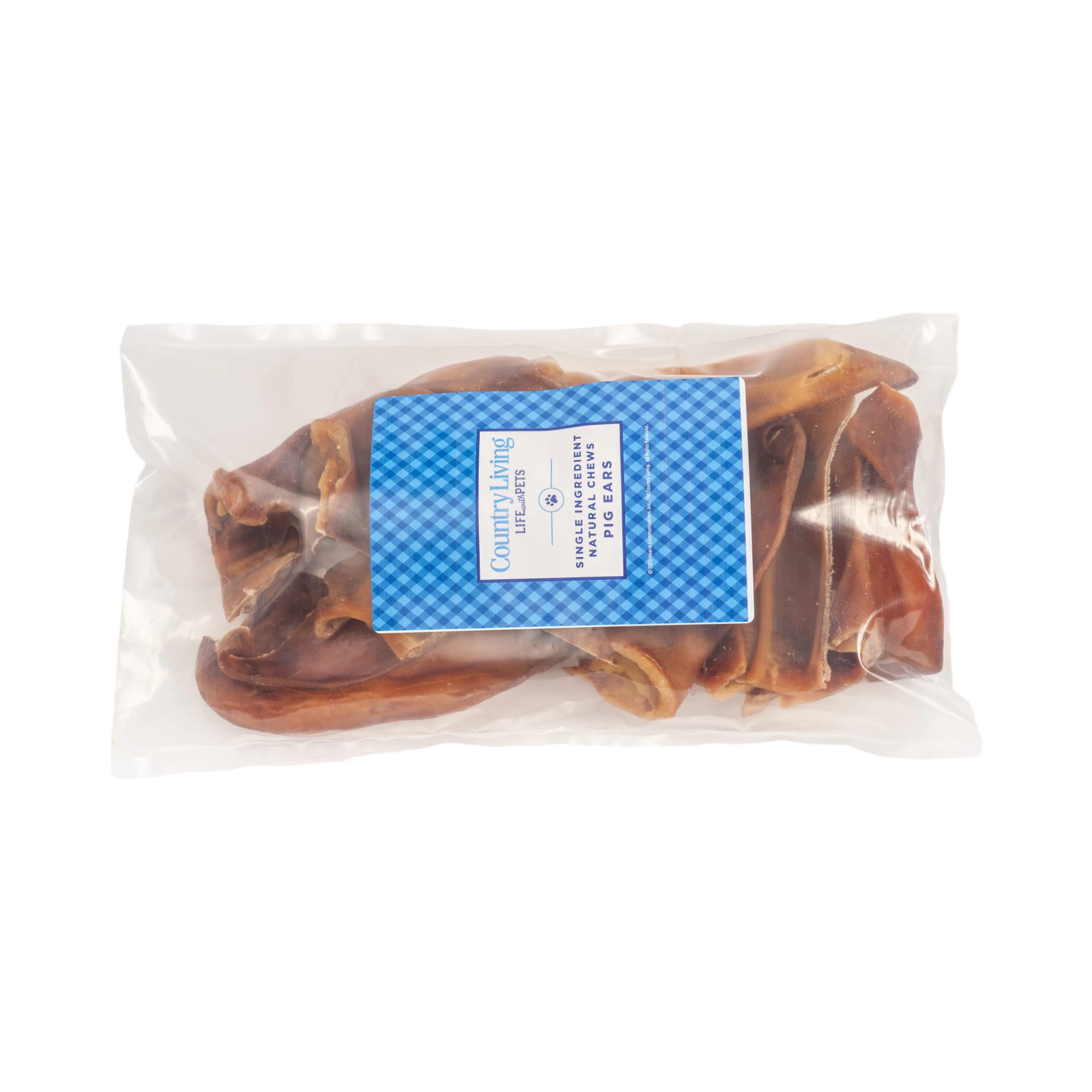 Country Living Whole Pig Ears Dog Treats – 100% Natural, Premium Pork Chews for Dental Care – (15-Pack) - Image 2