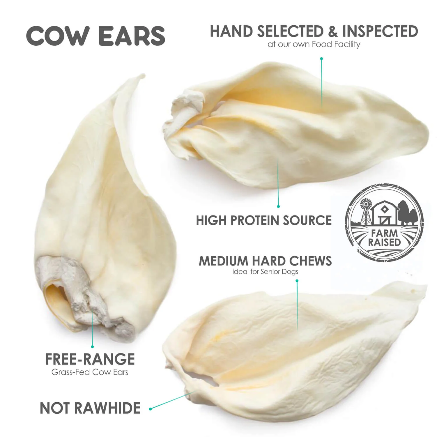 Cow Ears (15-Pack) - Image 3