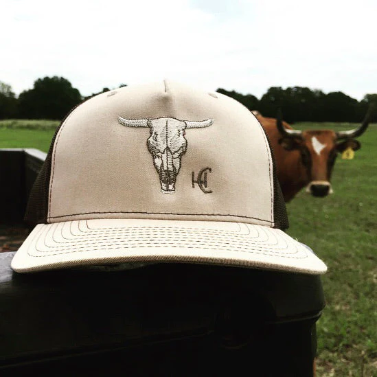 Cow Skull Khaki/Coffee - Image 3