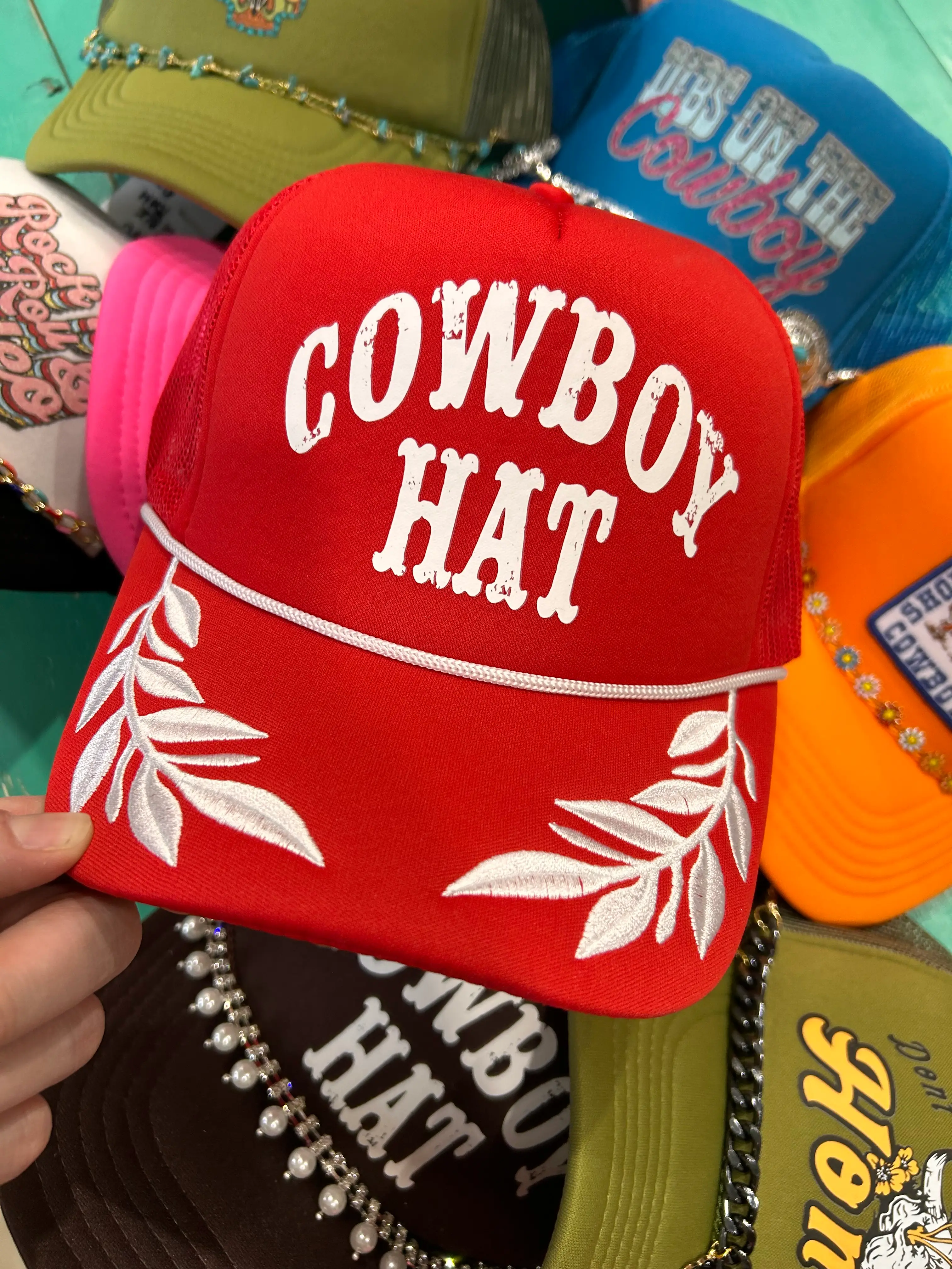 Cowboy Hat Trucker Hat - Image 11