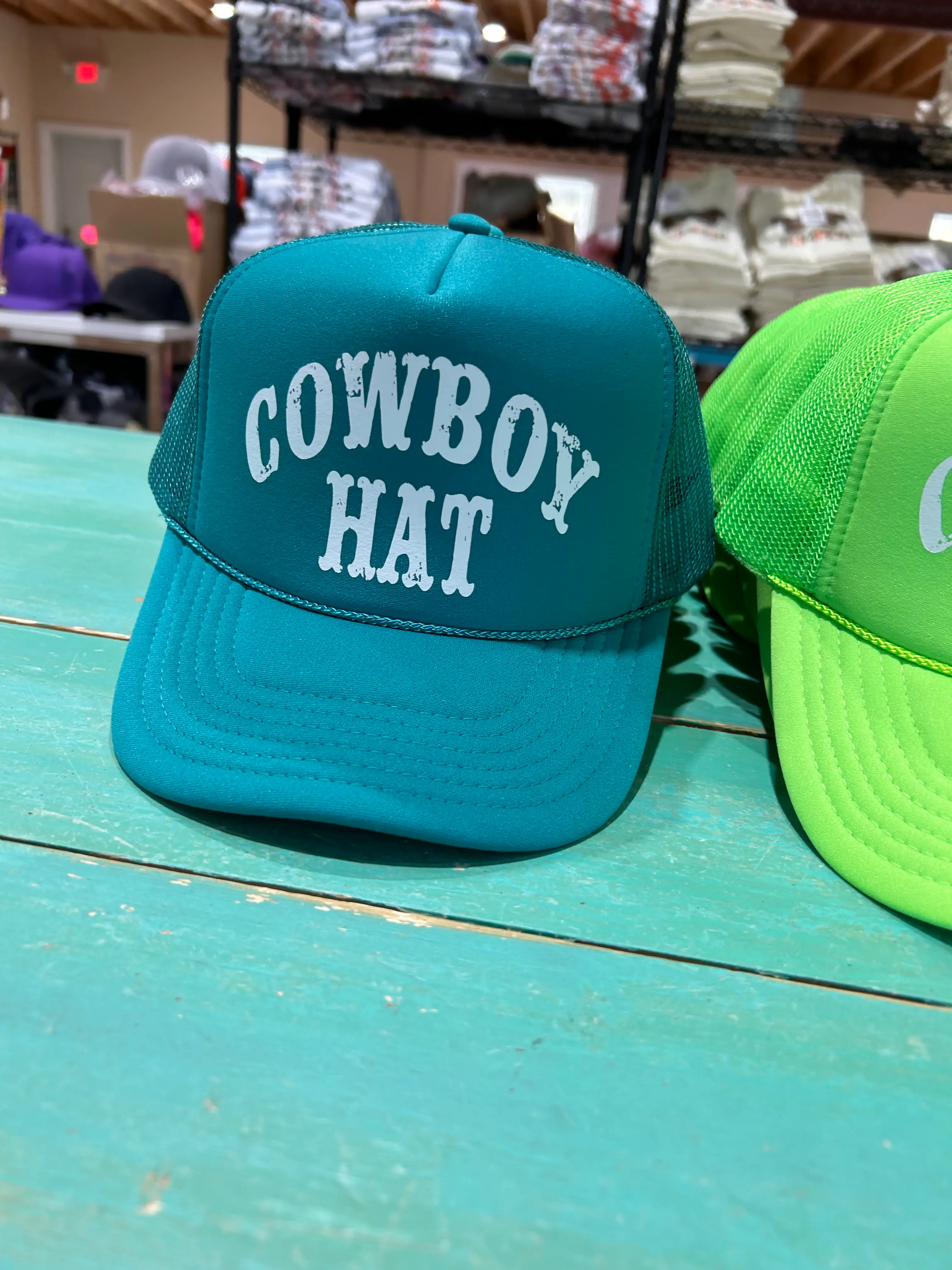 Cowboy Hat Trucker Hat - Image 5