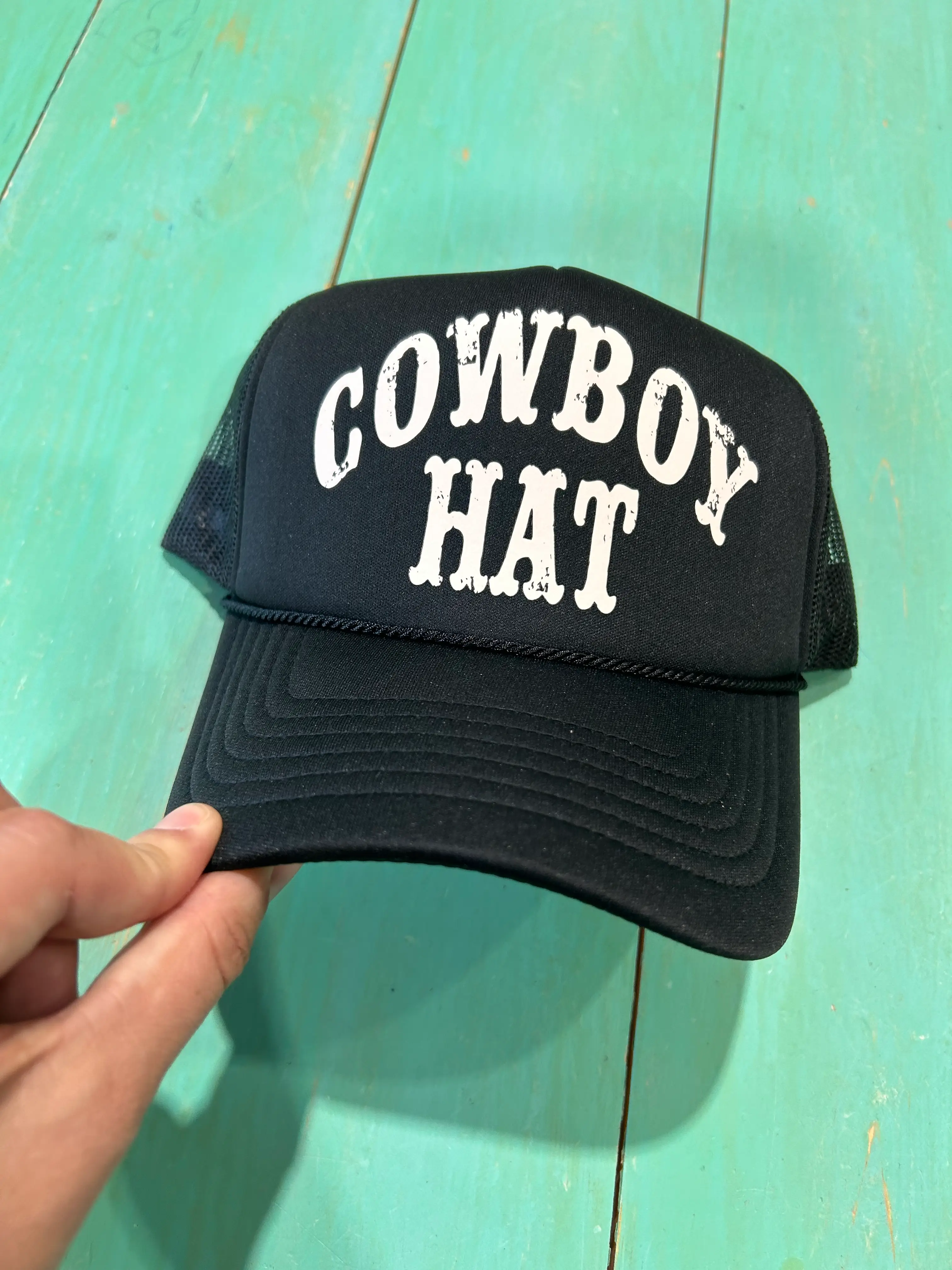 Cowboy Hat Trucker Hat - Image 6