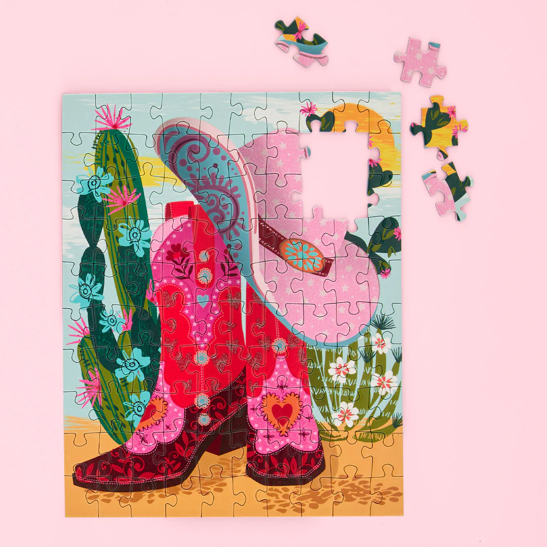Cowgirl Essentials 100 Piece Puzzle Snax - Image 2