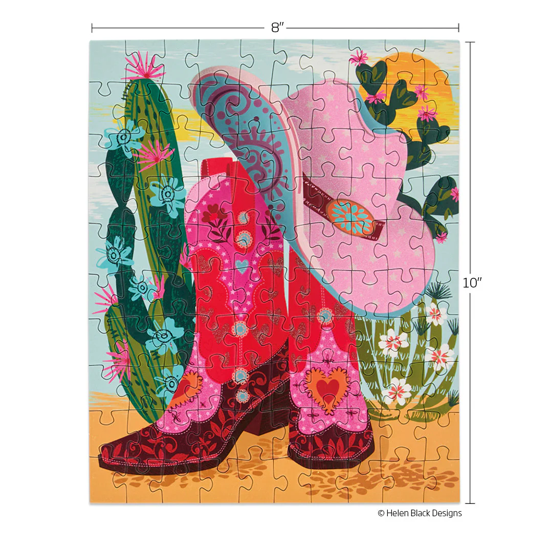 Cowgirl Essentials 100 Piece Puzzle Snax - Image 3