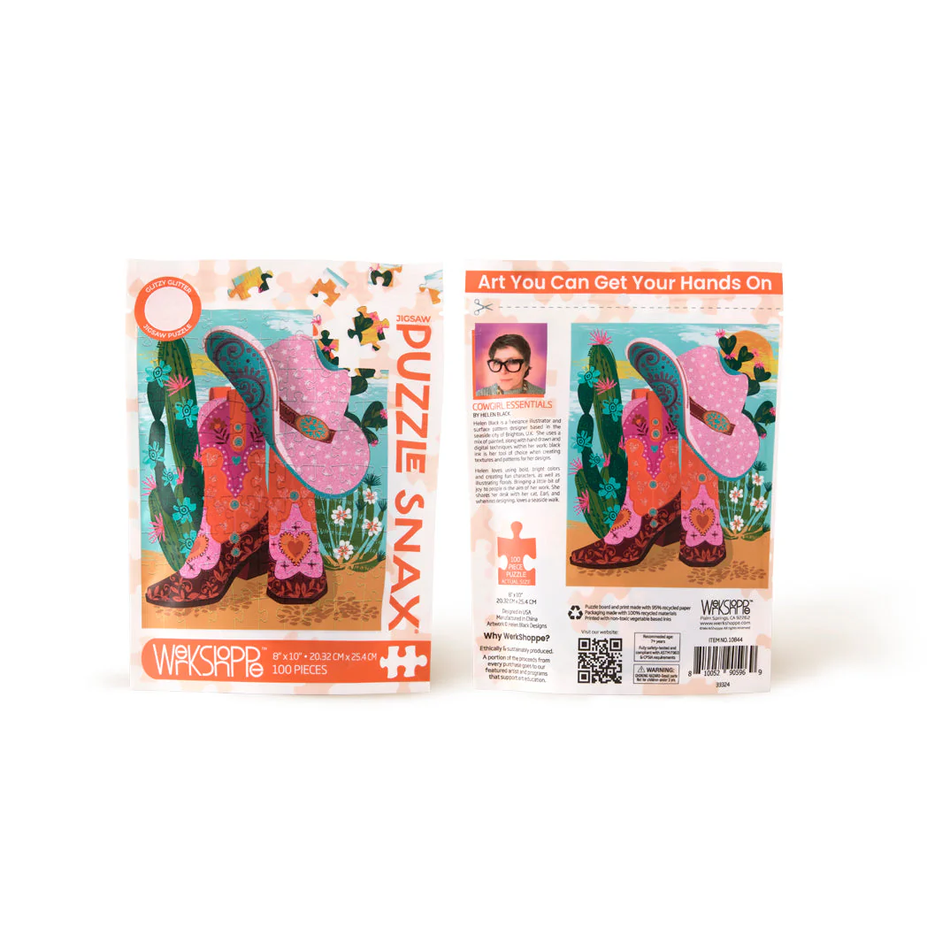Cowgirl Essentials 100 Piece Puzzle Snax - Image 4