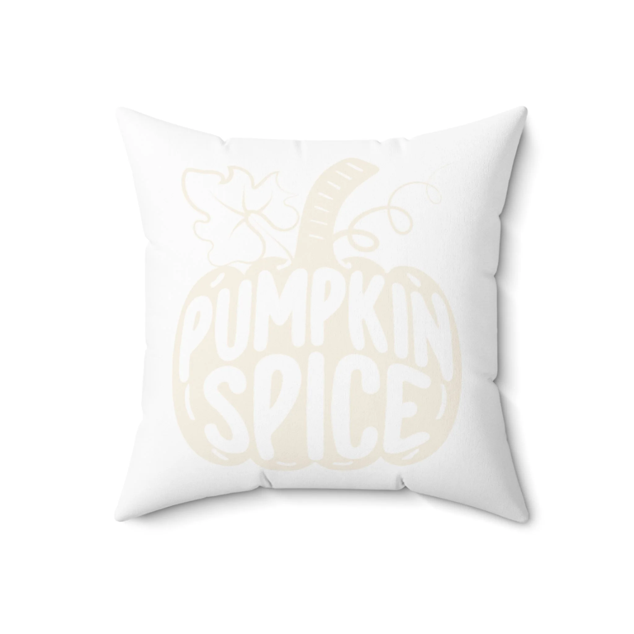 Cozy Pumpkin Spice Fall Throw Pillow – 18" x 18" - Image 5