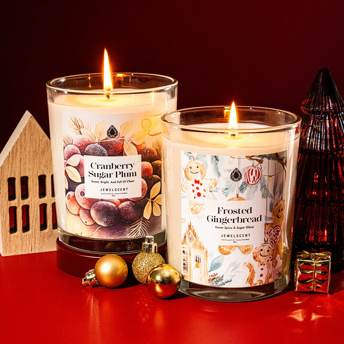 Cranberry Sugar Plum 18oz Home Jewelry Candle - Image 2