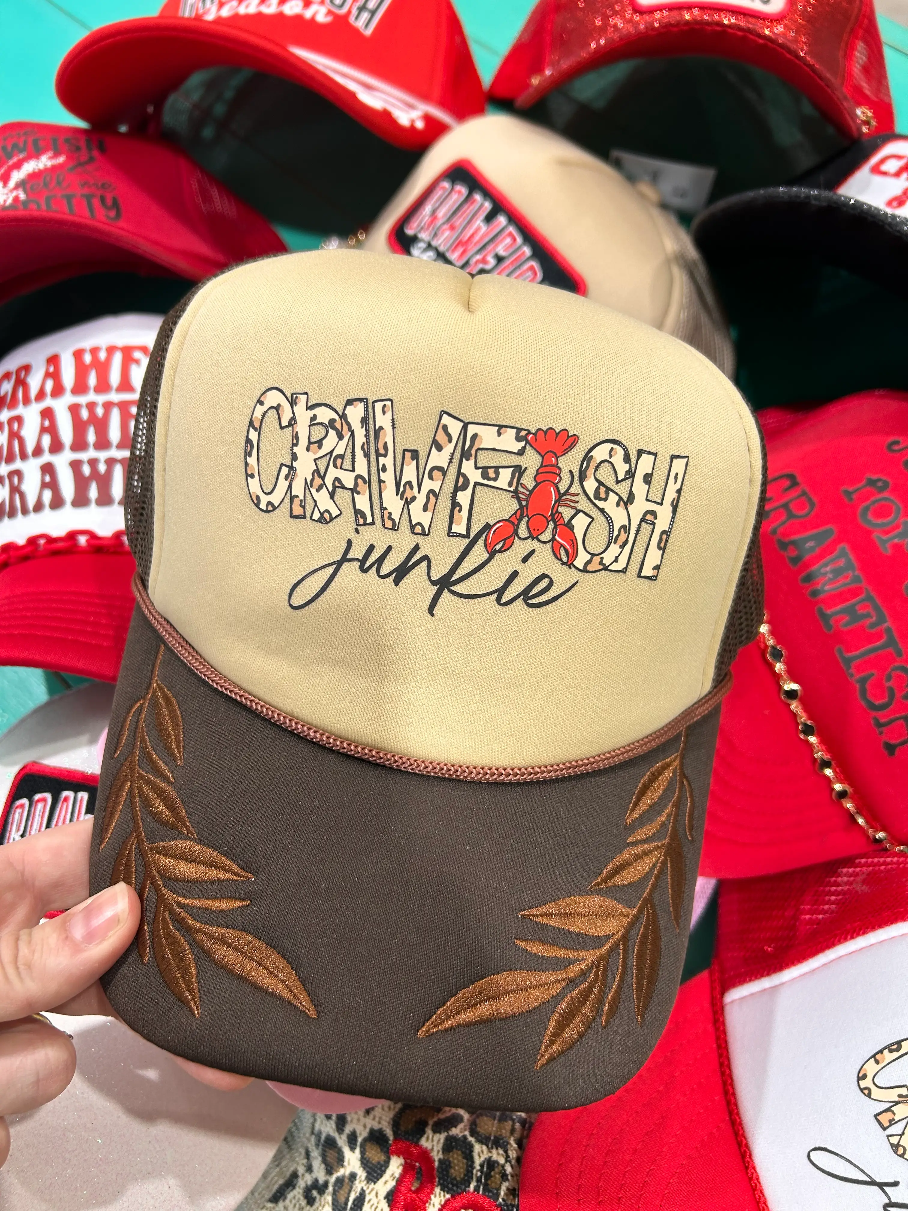 Crawfish Junkie Foam Trucker - Image 2