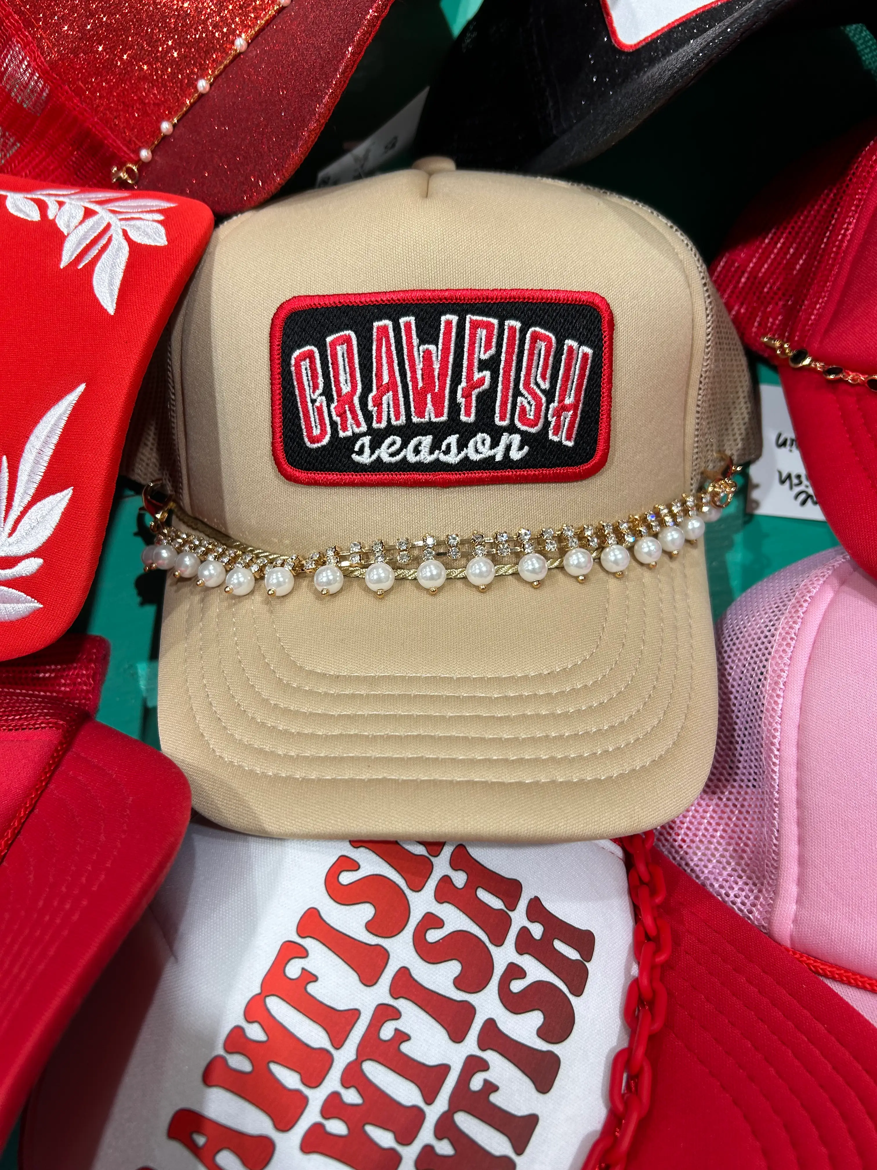 Crawfish Season Patch Hat - Image 3