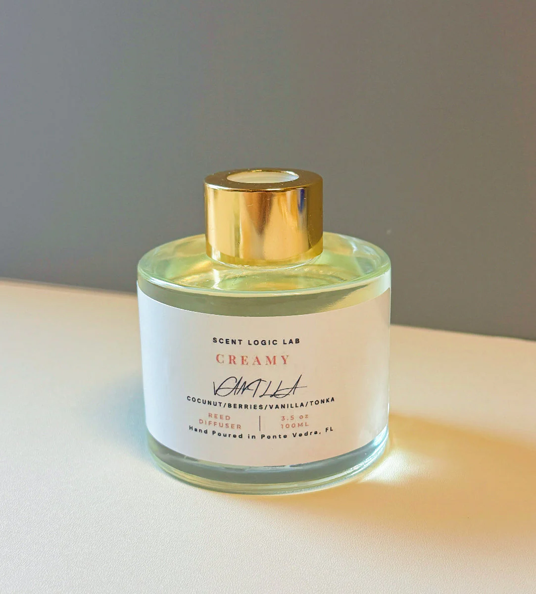 Creamy Vanilla Reed Diffuser – 100ml & 200ml - Image 2