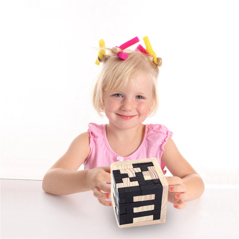 Creative 3D Puzzle Luban Interlocking Wooden Toy Early Educational Toys Puzzles - Image 4