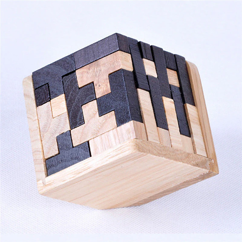 Creative 3D Puzzle Luban Interlocking Wooden Toy Early Educational Toys Puzzles - Image 5