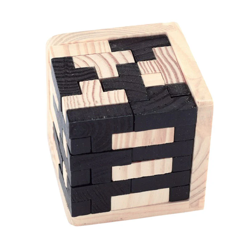 Creative 3D Puzzle Luban Interlocking Wooden Toy Early Educational Toys Puzzles - Image 6