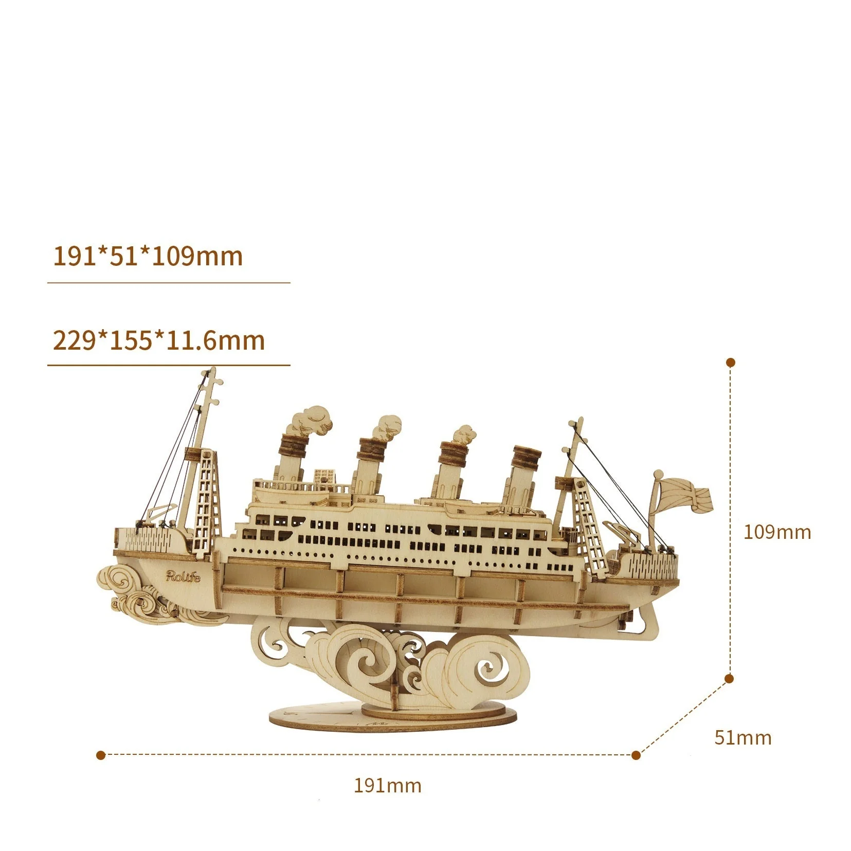 Creative 3d three-dimensional puzzle handmade - Image 11
