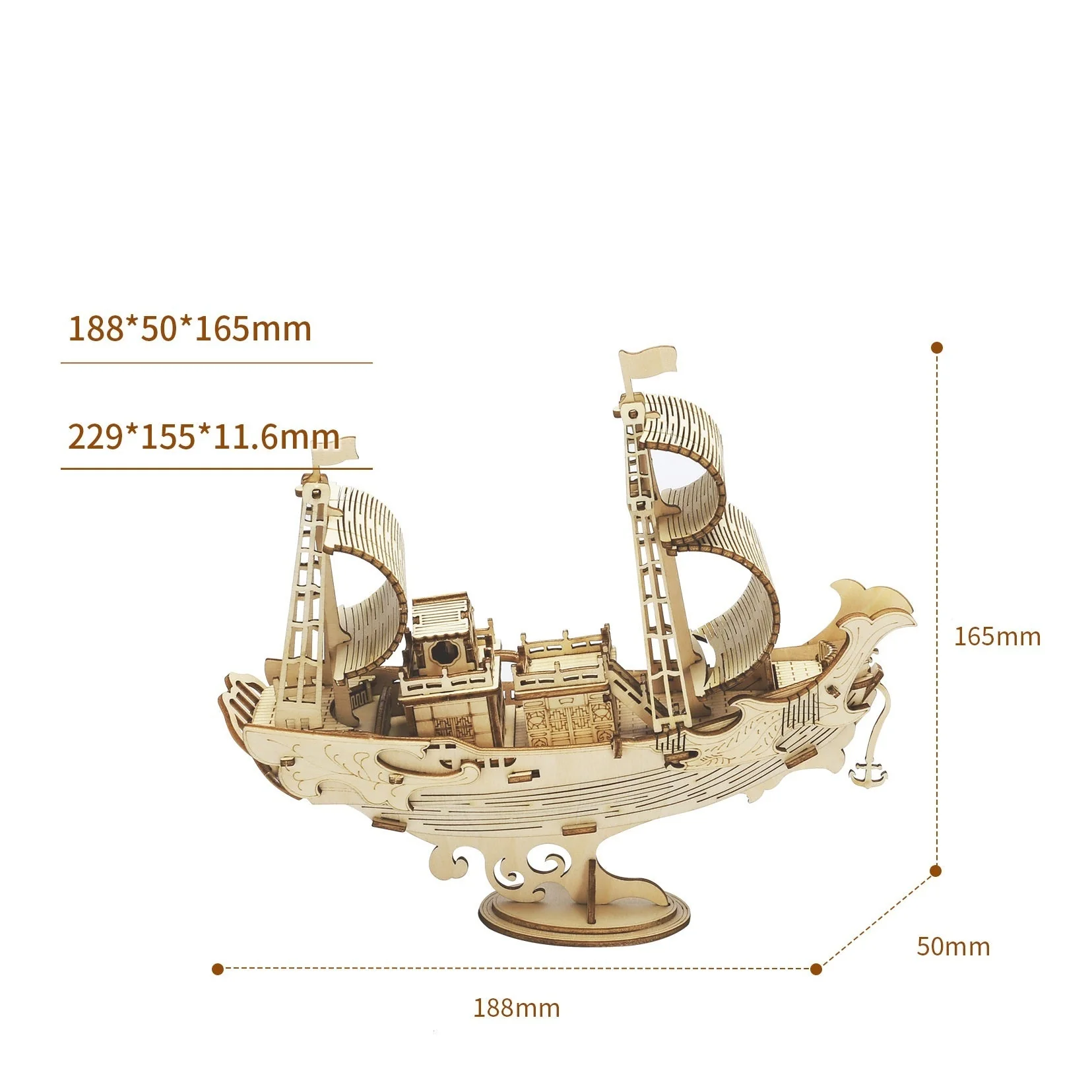 Creative 3d three-dimensional puzzle handmade - Image 12