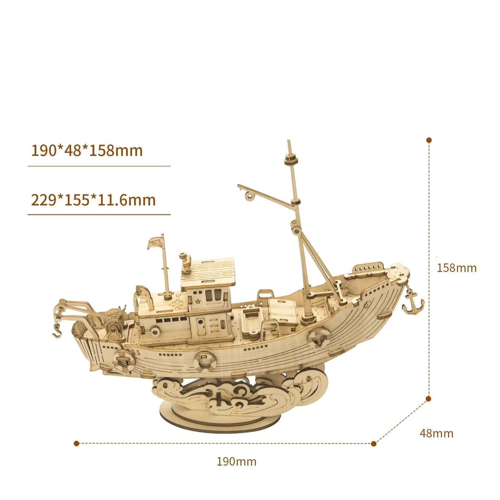 Creative 3d three-dimensional puzzle handmade - Image 13
